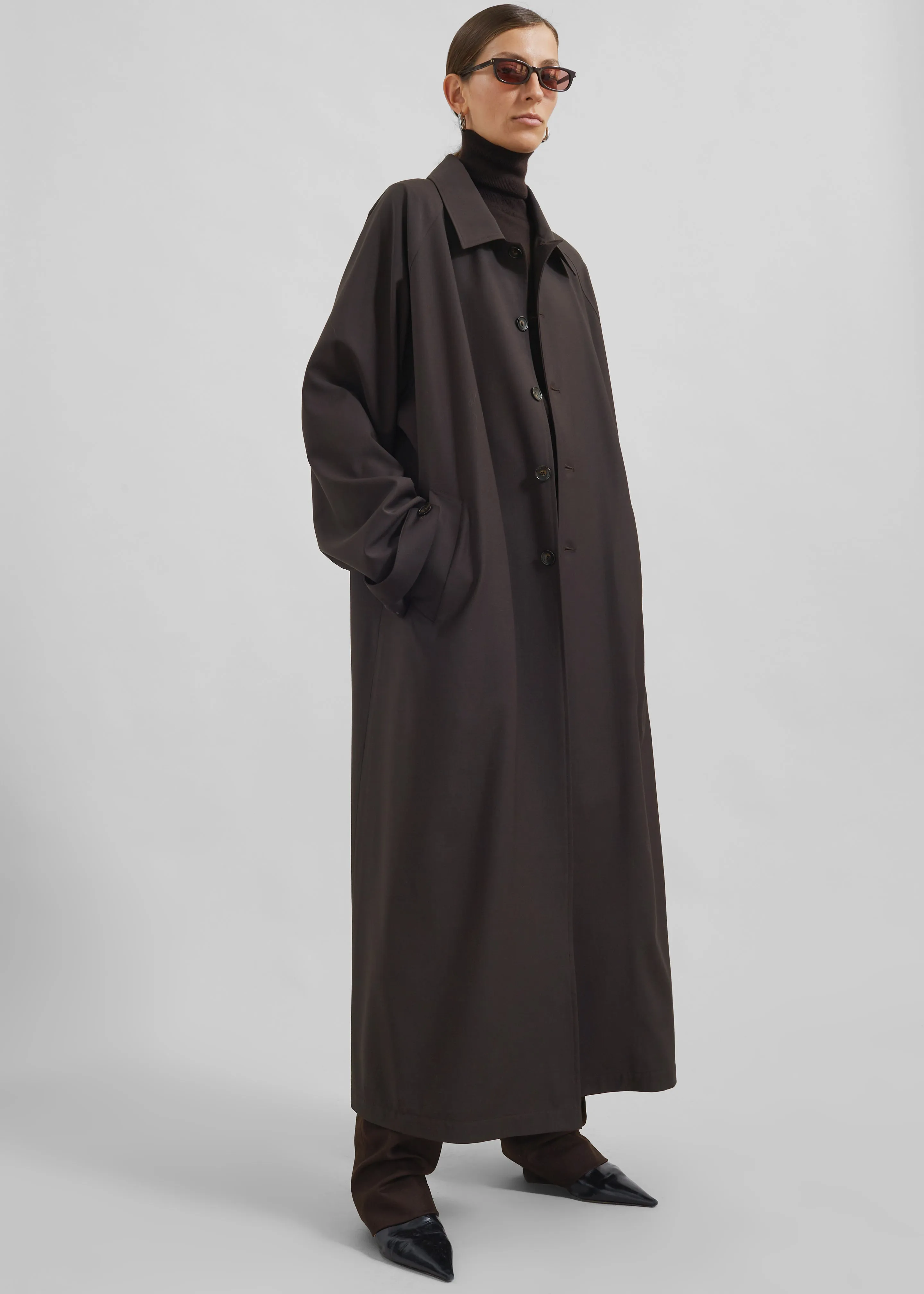 Shay Trench Coat - Brown sold by Frankie Shop product image thumbnail 3