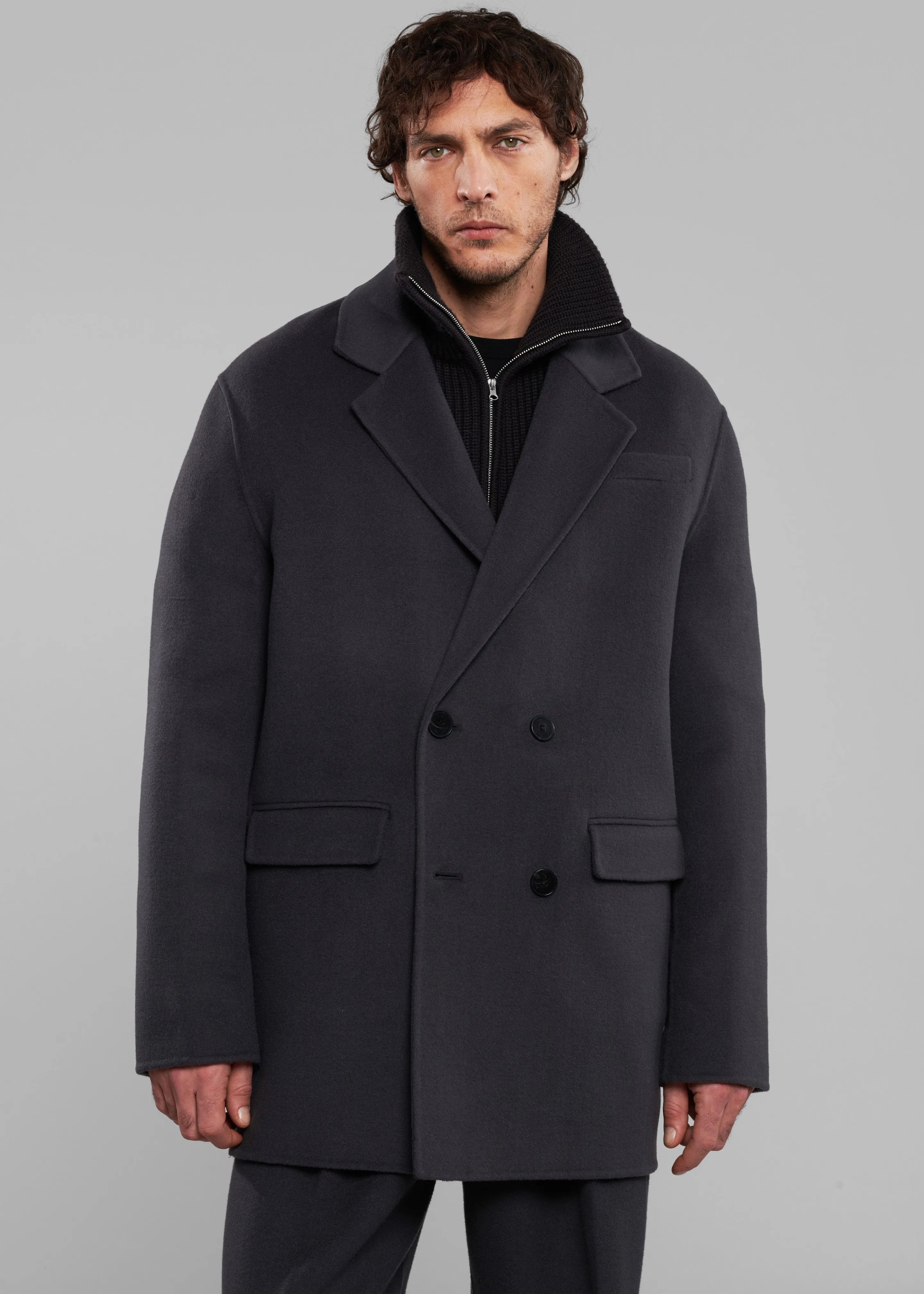 Harry Wool Blazer - Dark Grey sold by Frankie Shop product image thumbnail 4