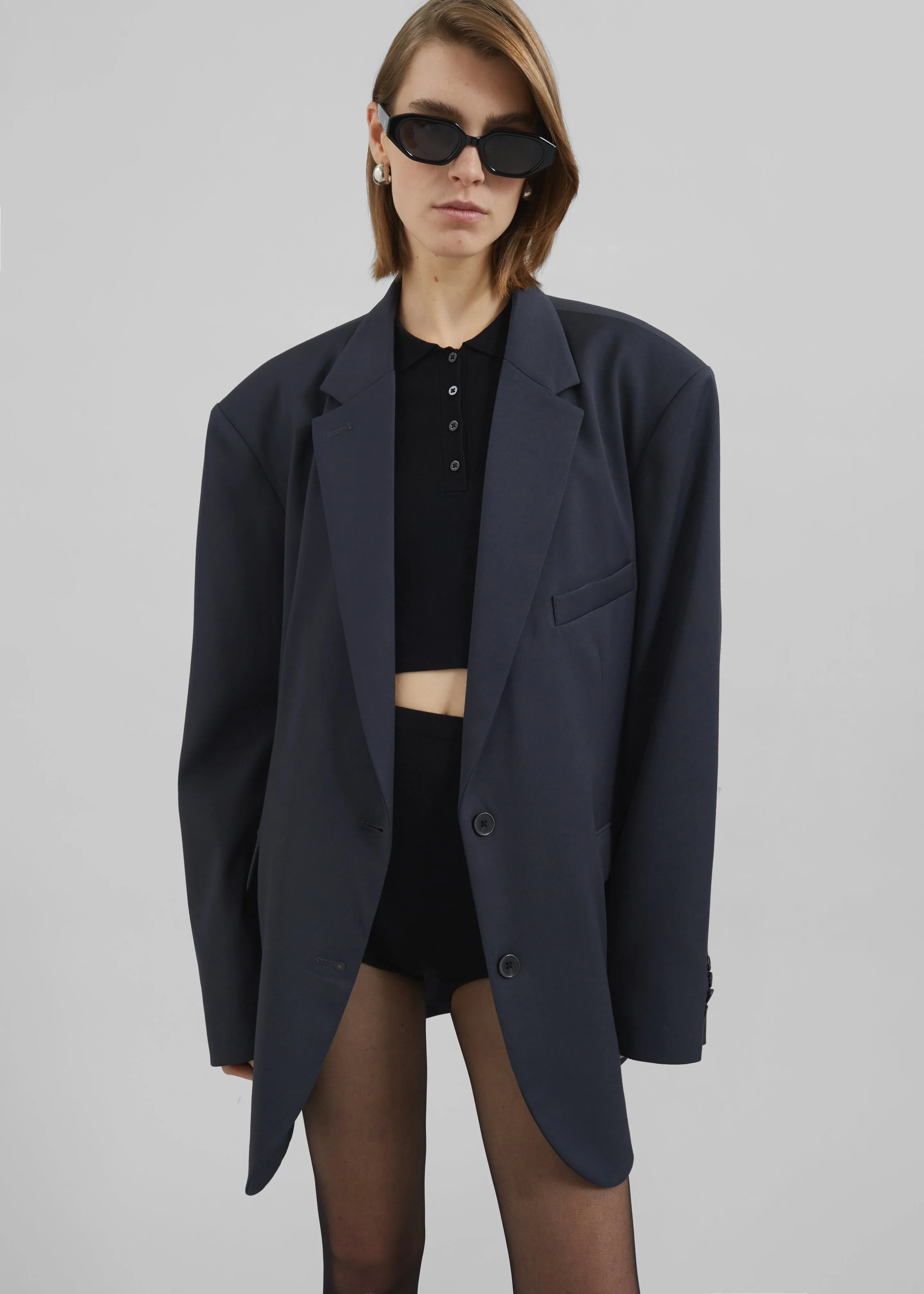 Brera Blazer - Navy sold by Frankie Shop product image thumbnail 3