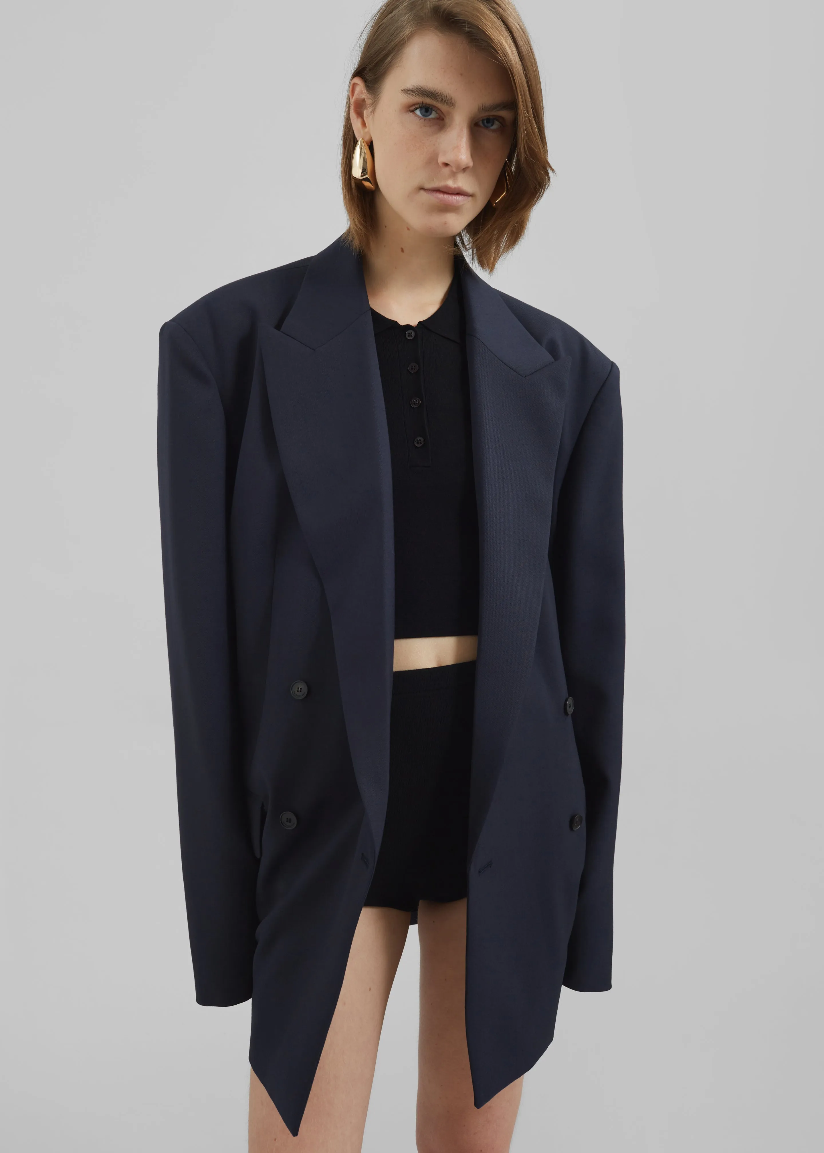 Brera Blazer - Navy sold by Frankie Shop