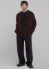 Beo Wool Suit Pants - Dark Plum sold by Frankie Shop