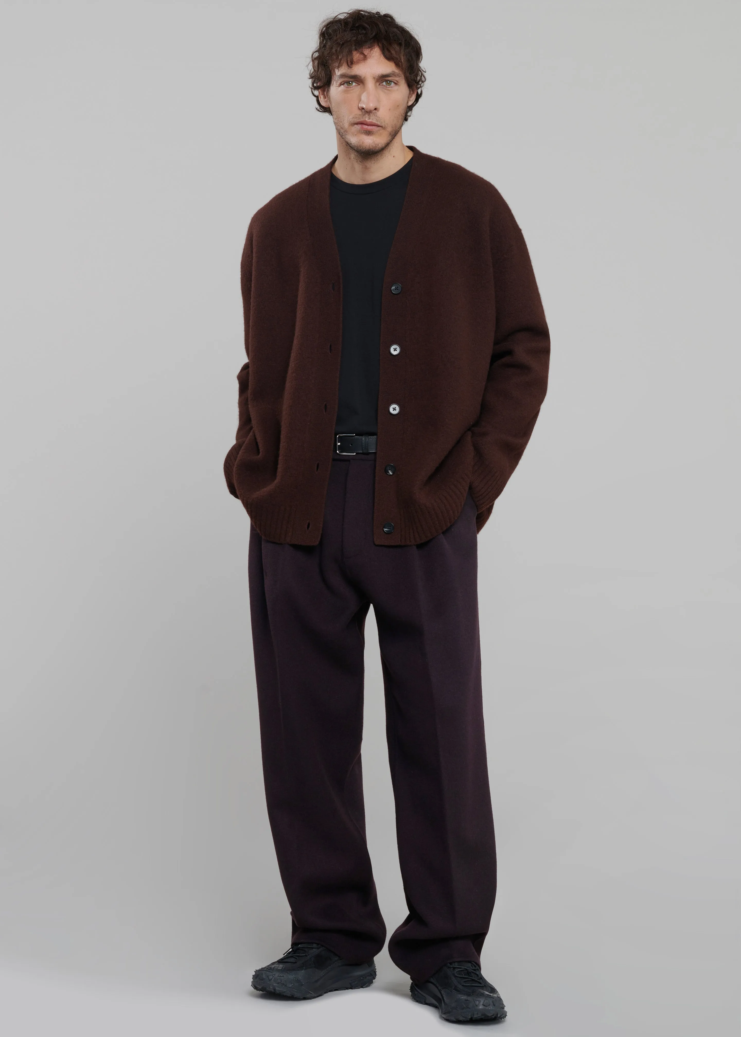Beo Wool Suit Pants - Dark Plum sold by Frankie Shop product image thumbnail 4