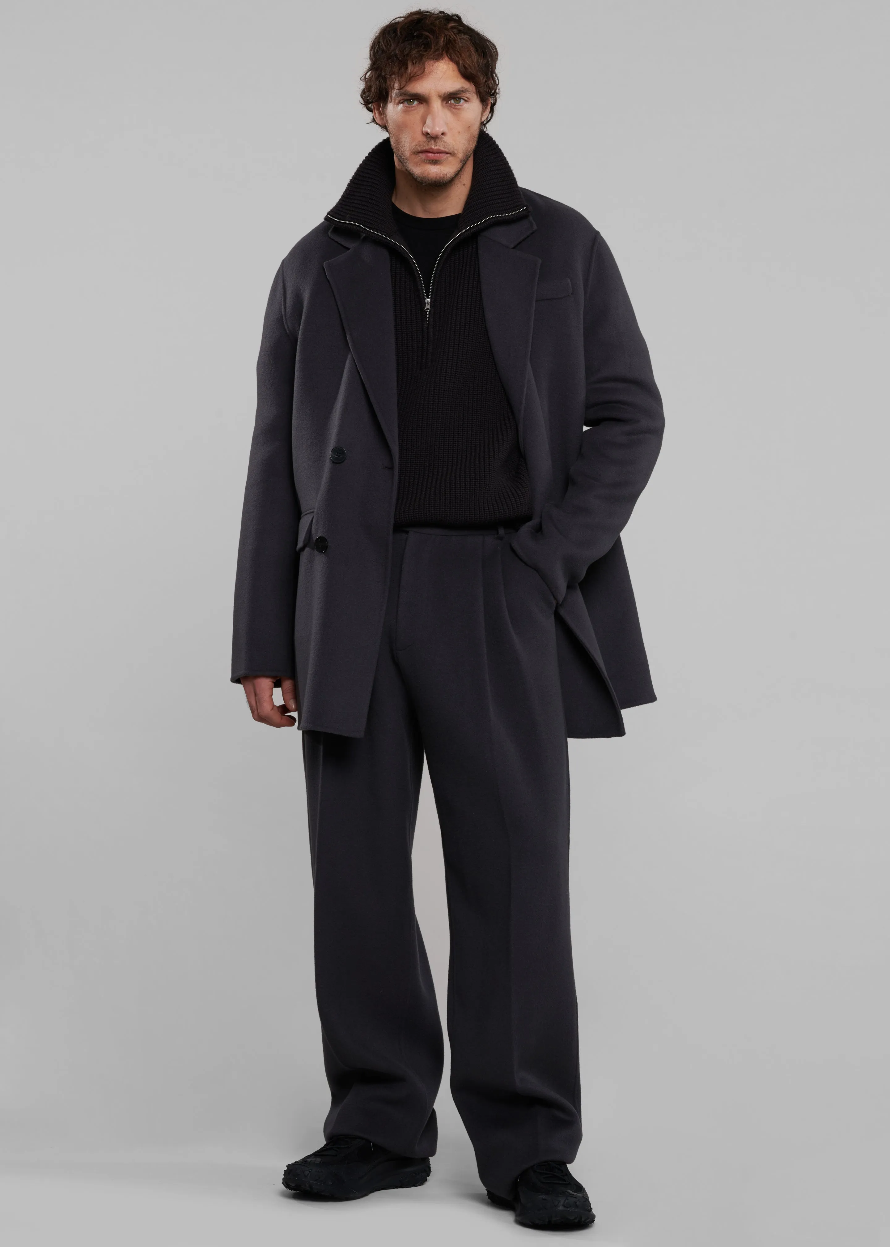 Beo Wool Suit Pants - Dark Grey sold by Frankie Shop product image thumbnail 4