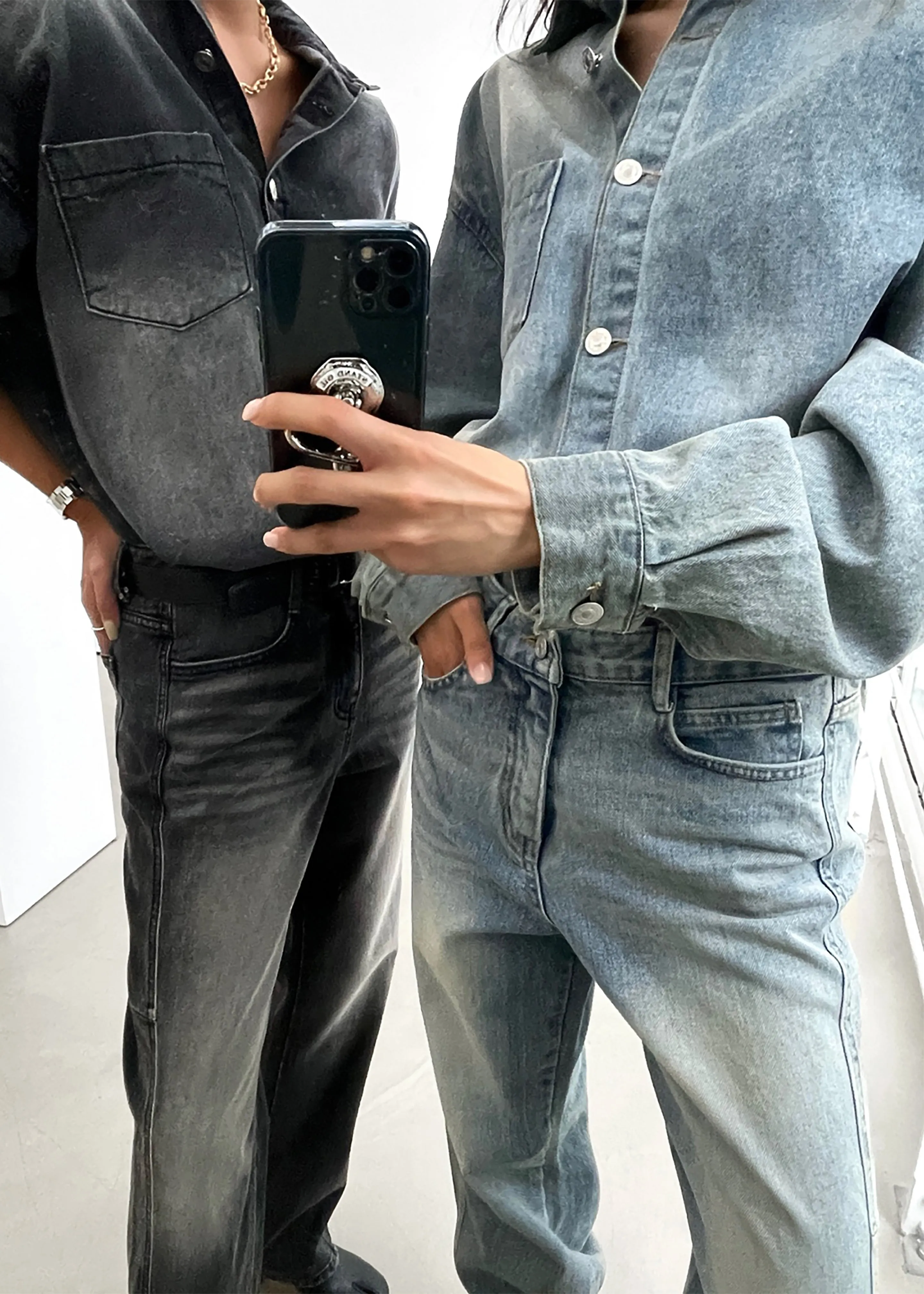 Nevada Denim Shirt - Light Wash sold by Frankie Shop product image thumbnail 2