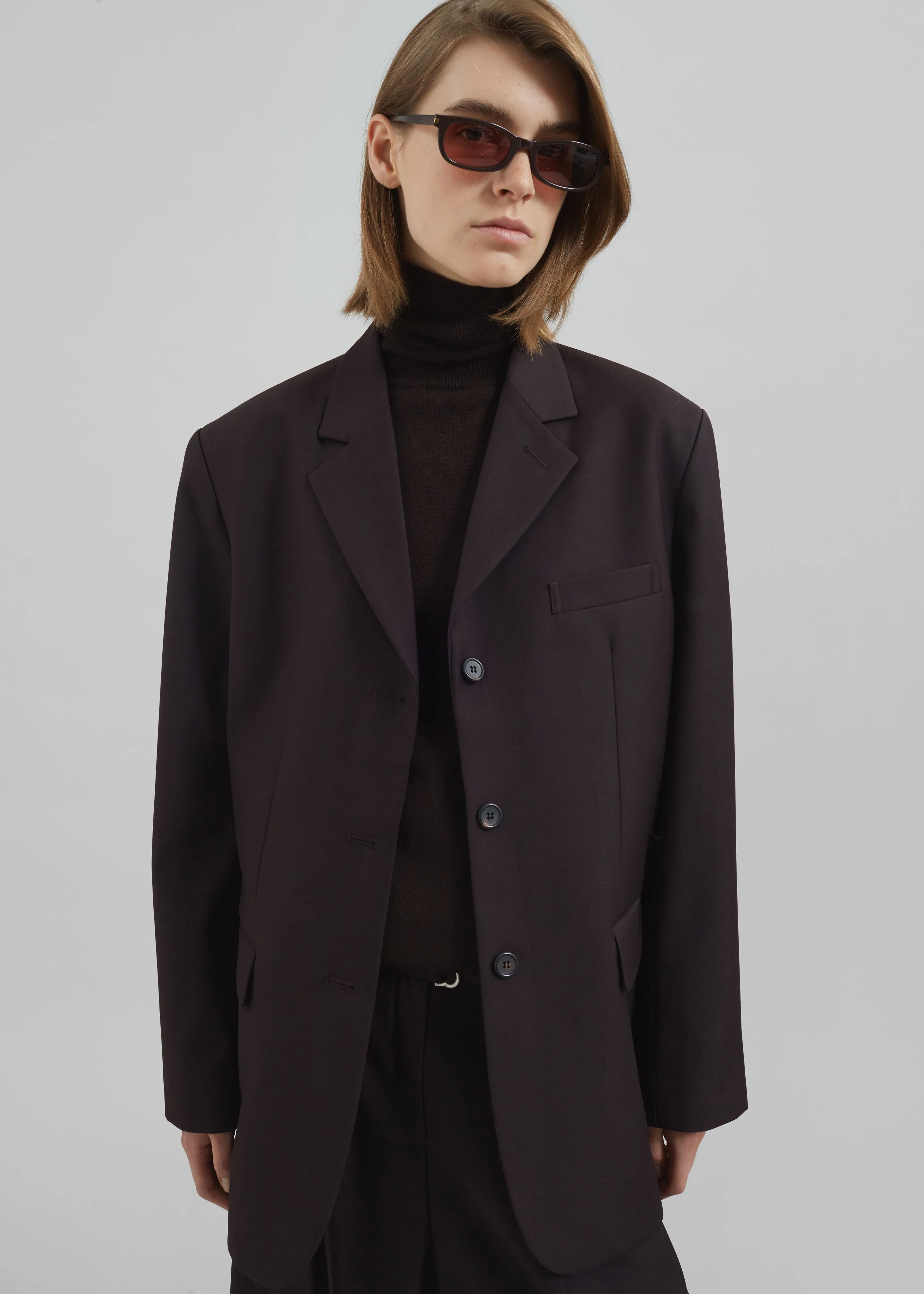 Loma Blazer - Brown sold by Frankie Shop product image thumbnail 5