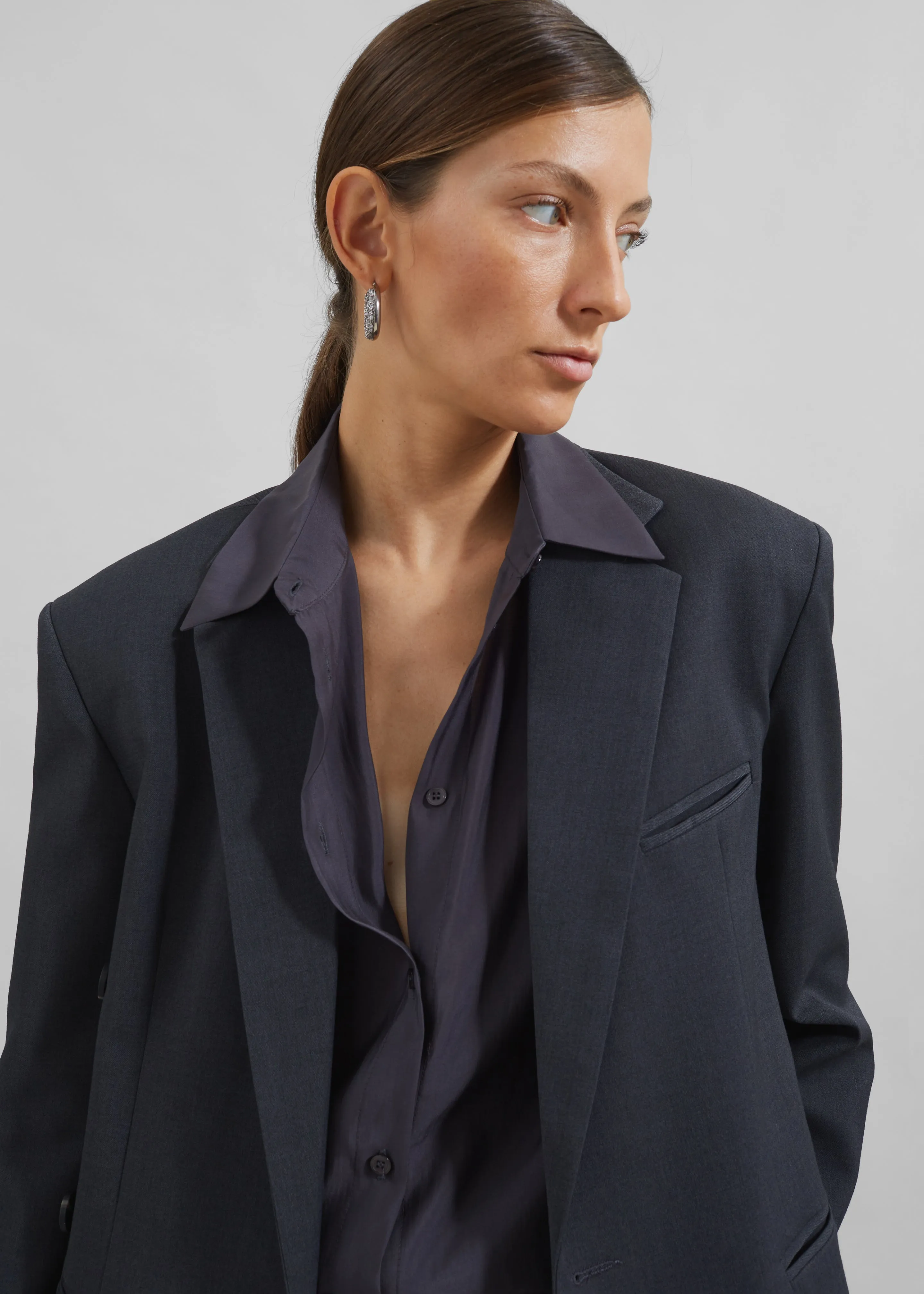 Mazie Blazer - Charcoal sold by Frankie Shop product image thumbnail 5