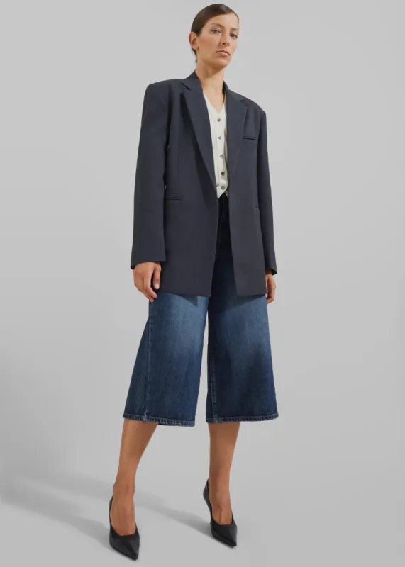 Mazie Blazer - Charcoal sold by Frankie Shop