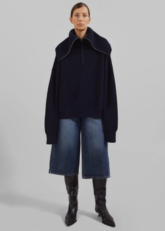 Savona Jorts - Medium Wash sold by Frankie Shop