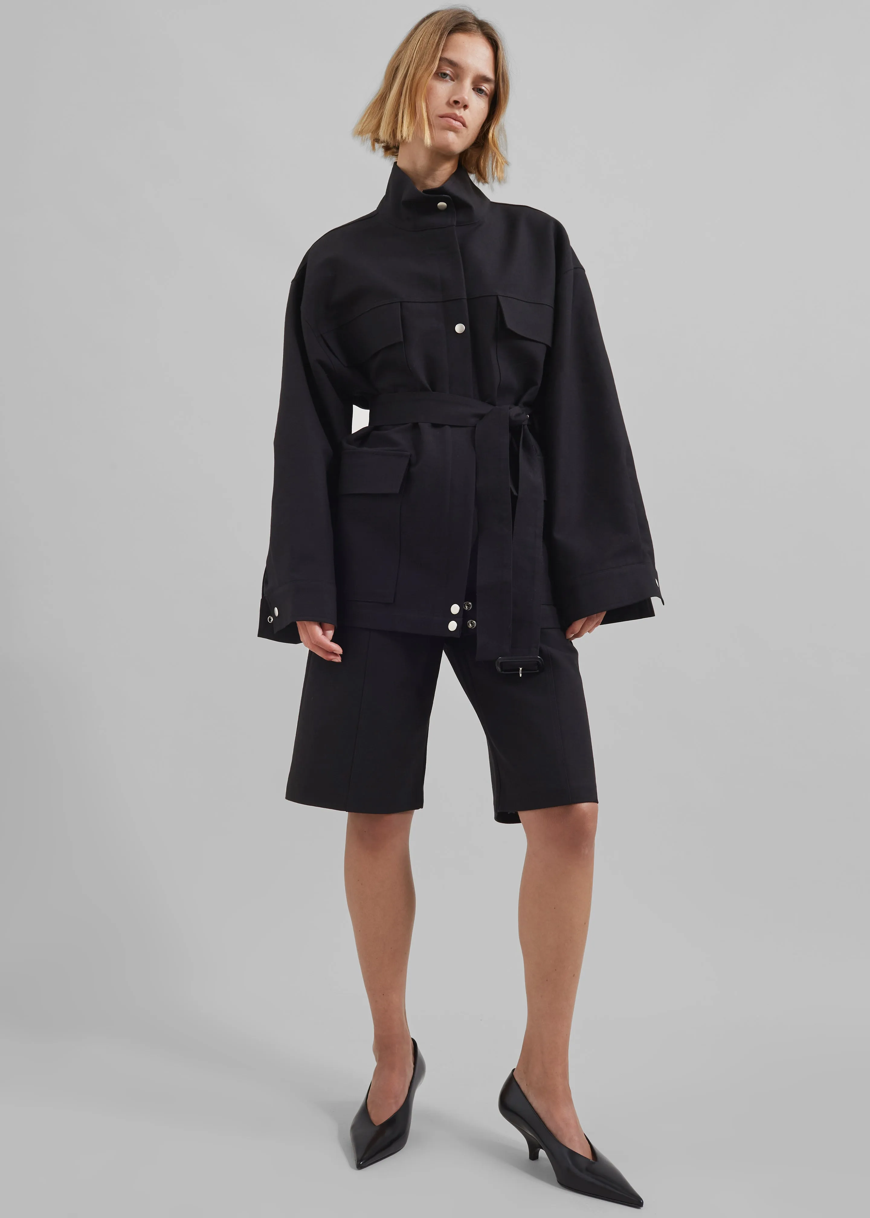 Cairo Bermuda Shorts - Black sold by Frankie Shop product image thumbnail 2