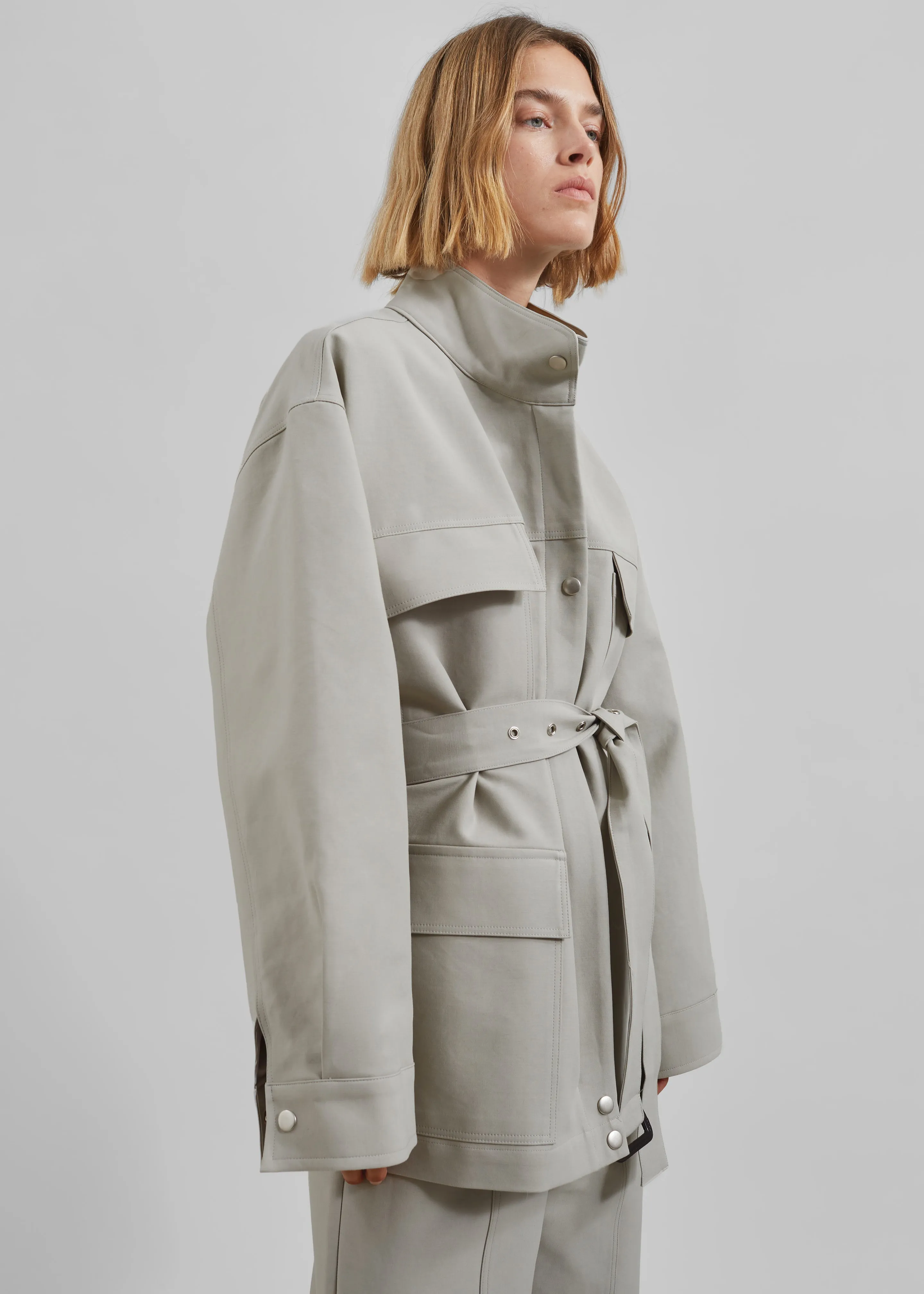 Cairo Safari Jacket - Light Beige sold by Frankie Shop product image thumbnail 4