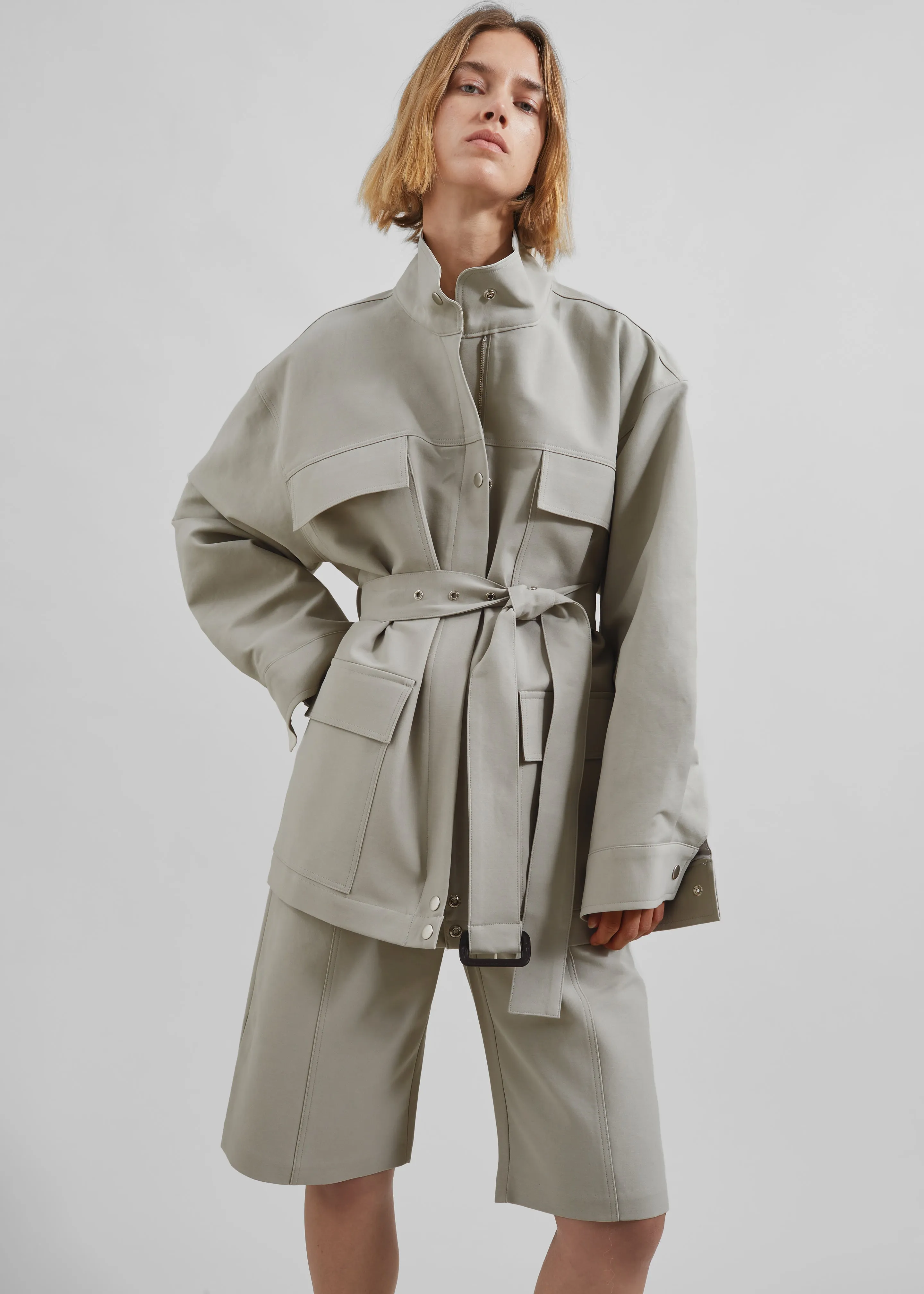 Cairo Safari Jacket - Light Beige sold by Frankie Shop