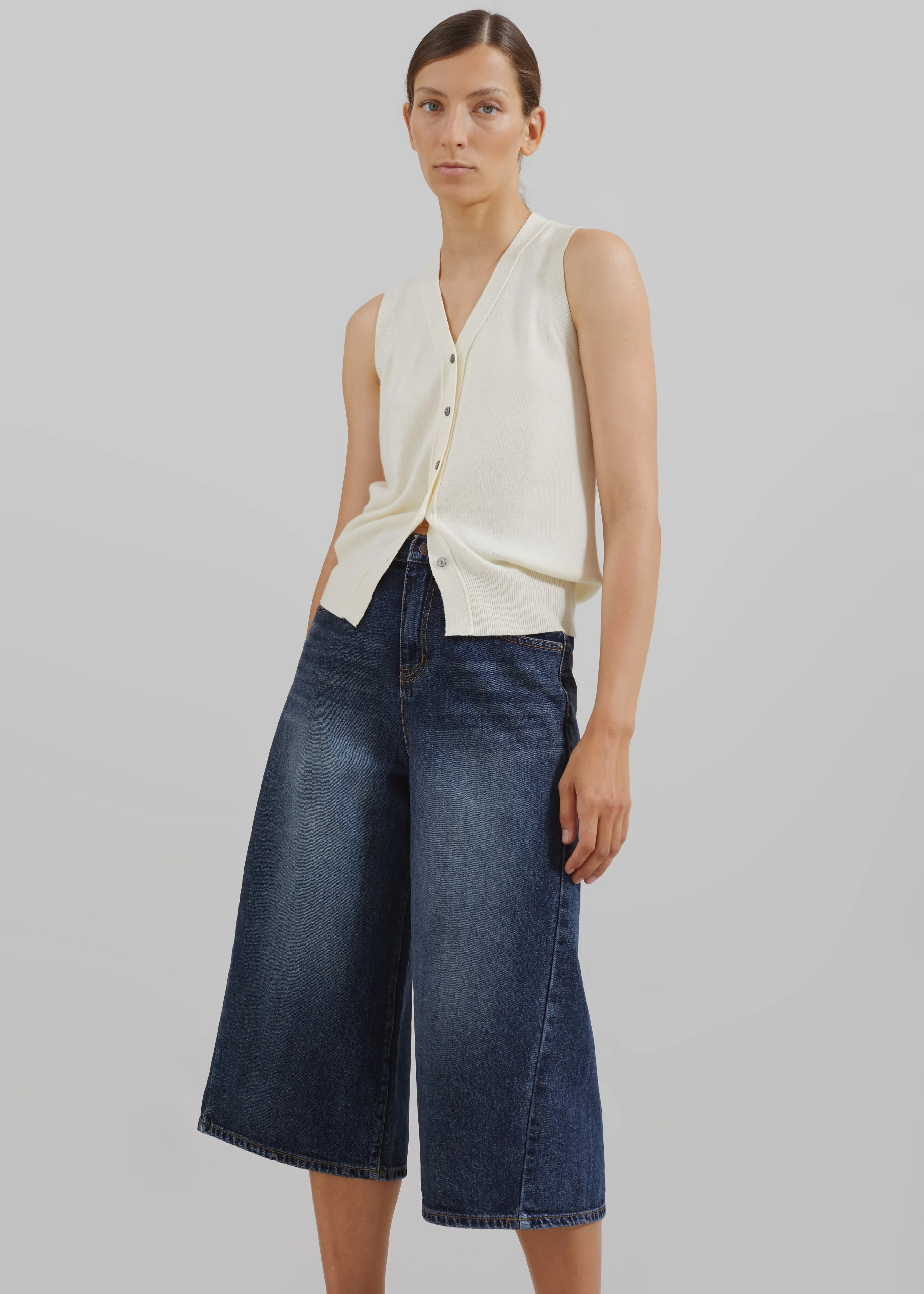 Samah Knit Vest - Ivory sold by Frankie Shop product image thumbnail 2