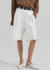 Ora Leather Belt - Black/Silver sold by Frankie Shop