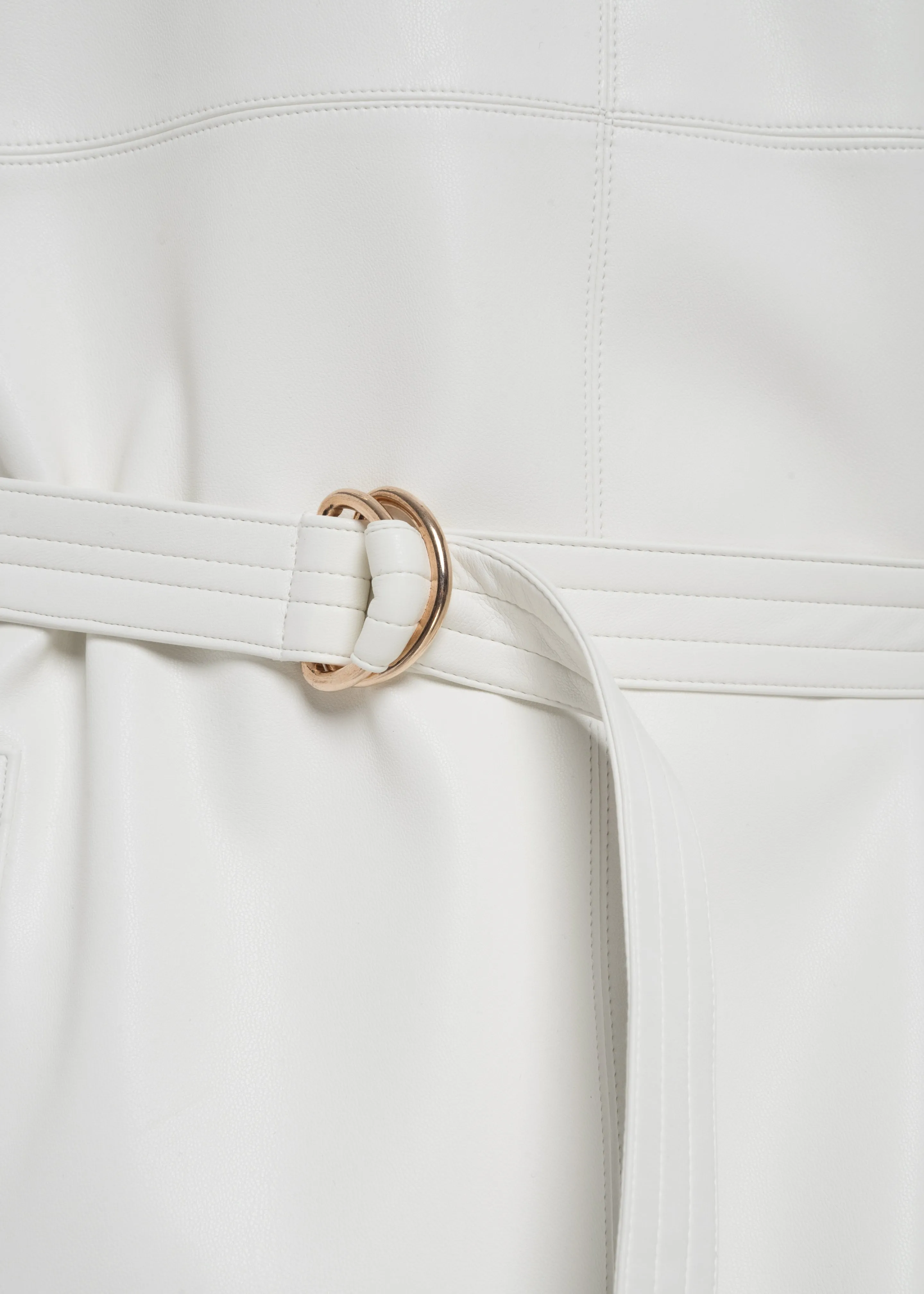 Bevza Fartukh Dress - White sold by Frankie Shop product image thumbnail 4