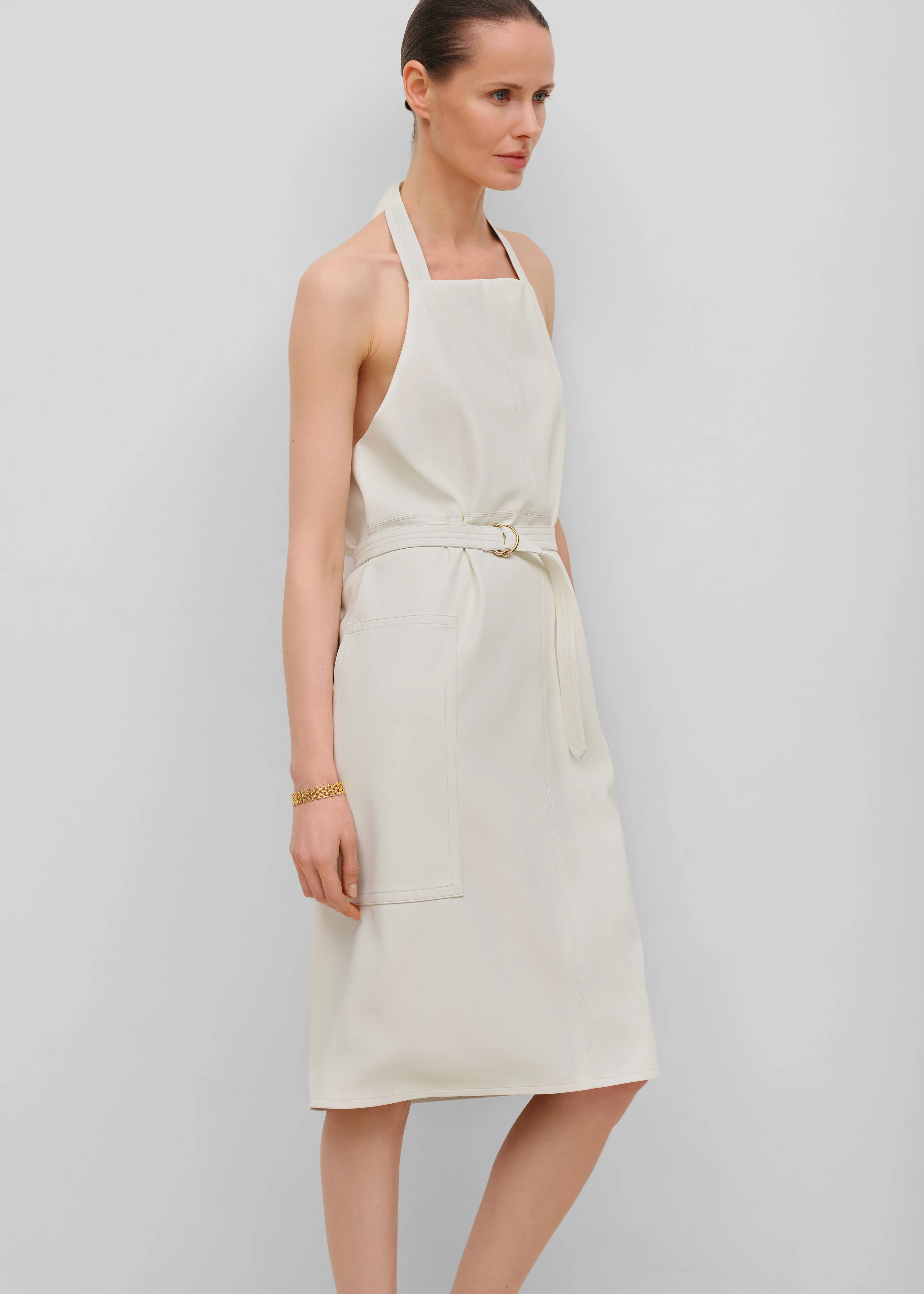 Bevza Fartukh Dress - White sold by Frankie Shop product image thumbnail 5