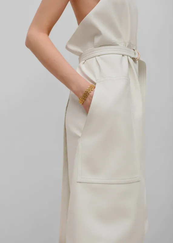Bevza Fartukh Dress - White sold by Frankie Shop