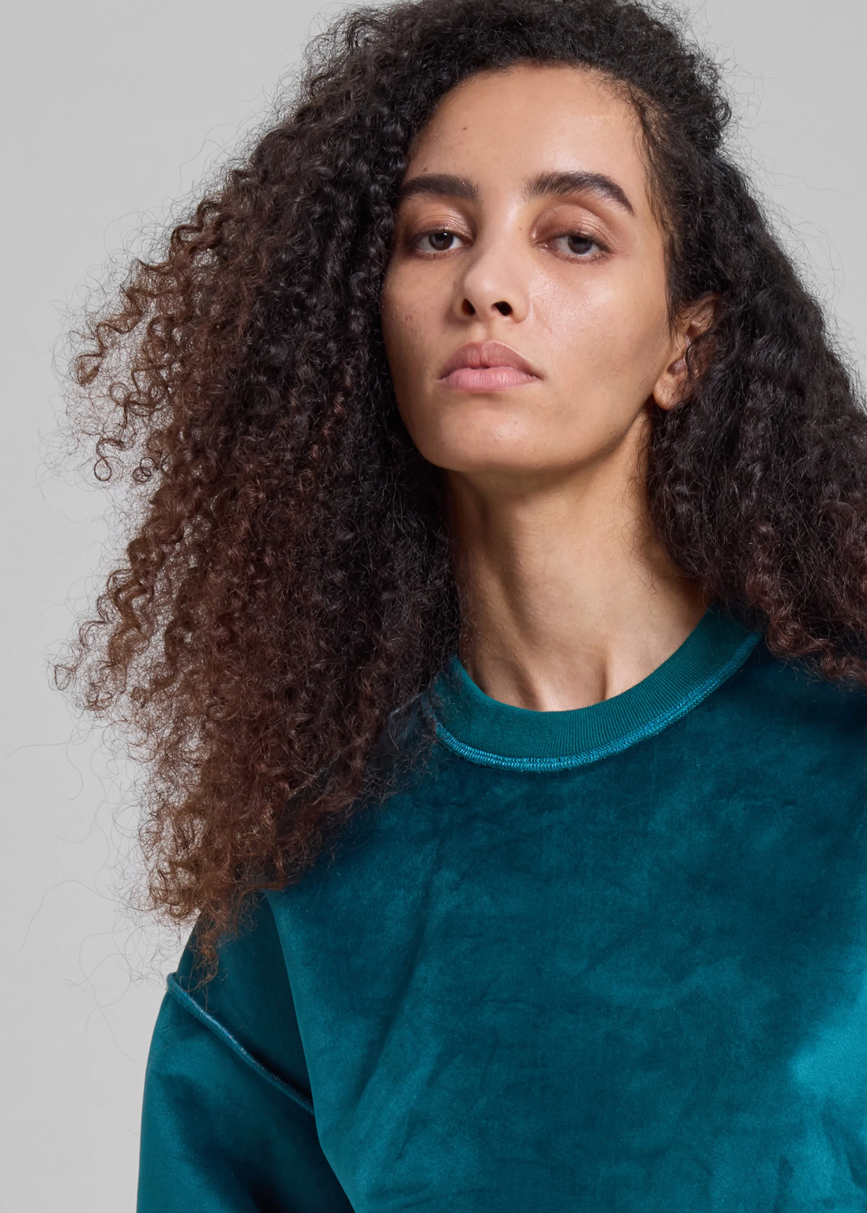 JW Anderson Bonded Sweatshirt - Deep Teal sold by Frankie Shop product image thumbnail 3