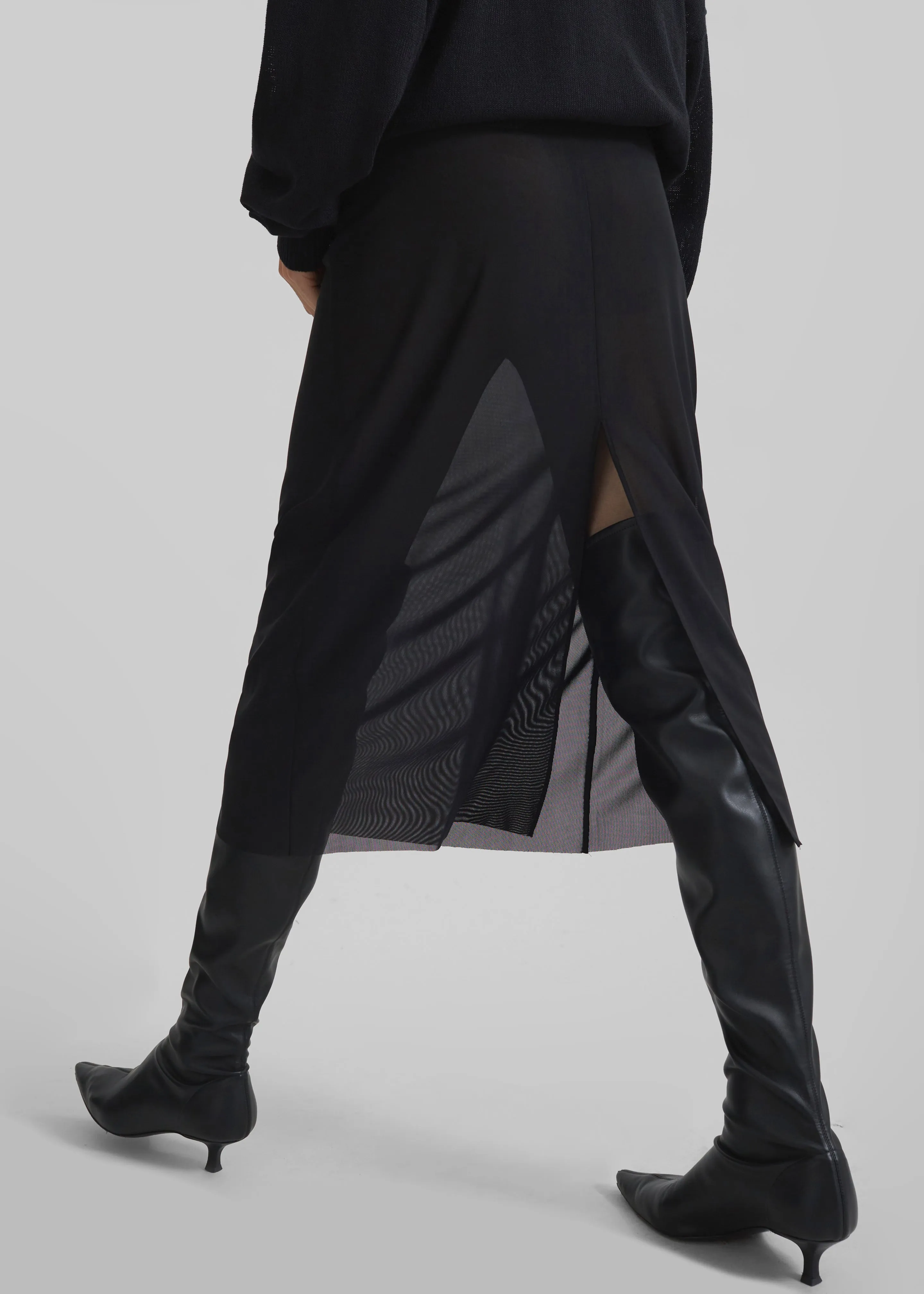 Suva Sheer Skirt - Black sold by Frankie Shop product image thumbnail 2