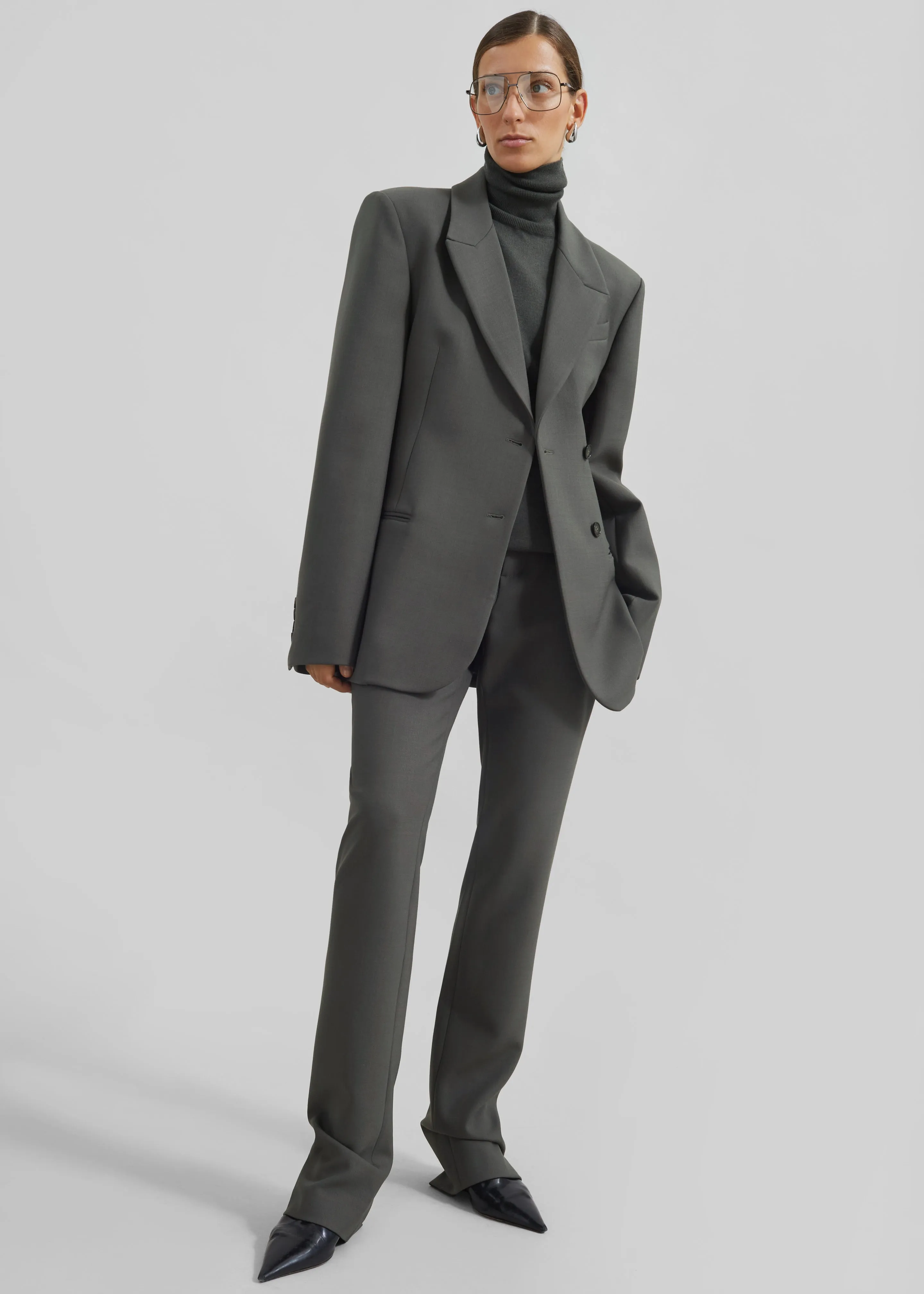 Morrison Long Trousers - Light Khaki sold by Frankie Shop product image thumbnail 4