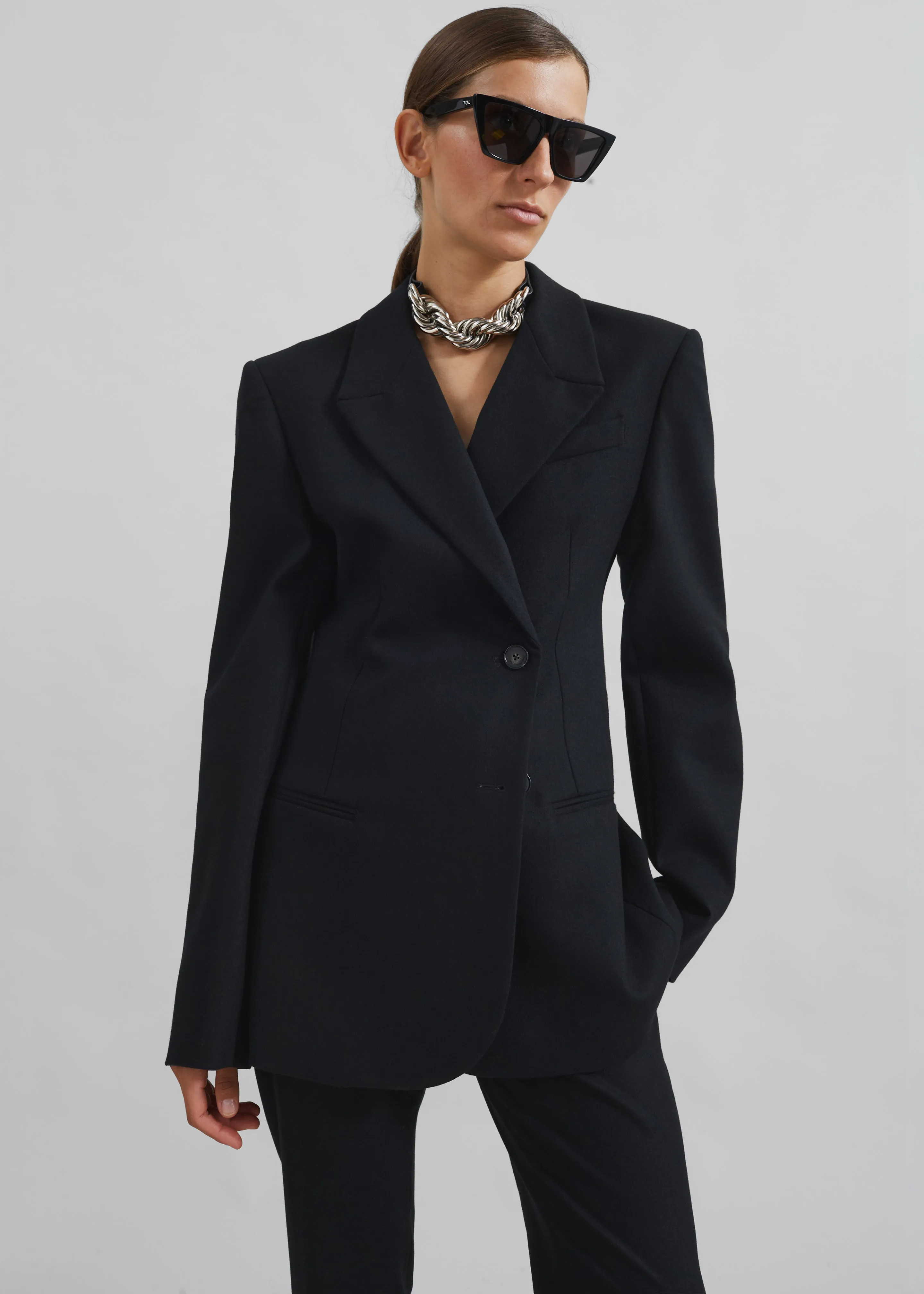 Morrison Crossover Blazer - Black sold by Frankie Shop product image thumbnail 5