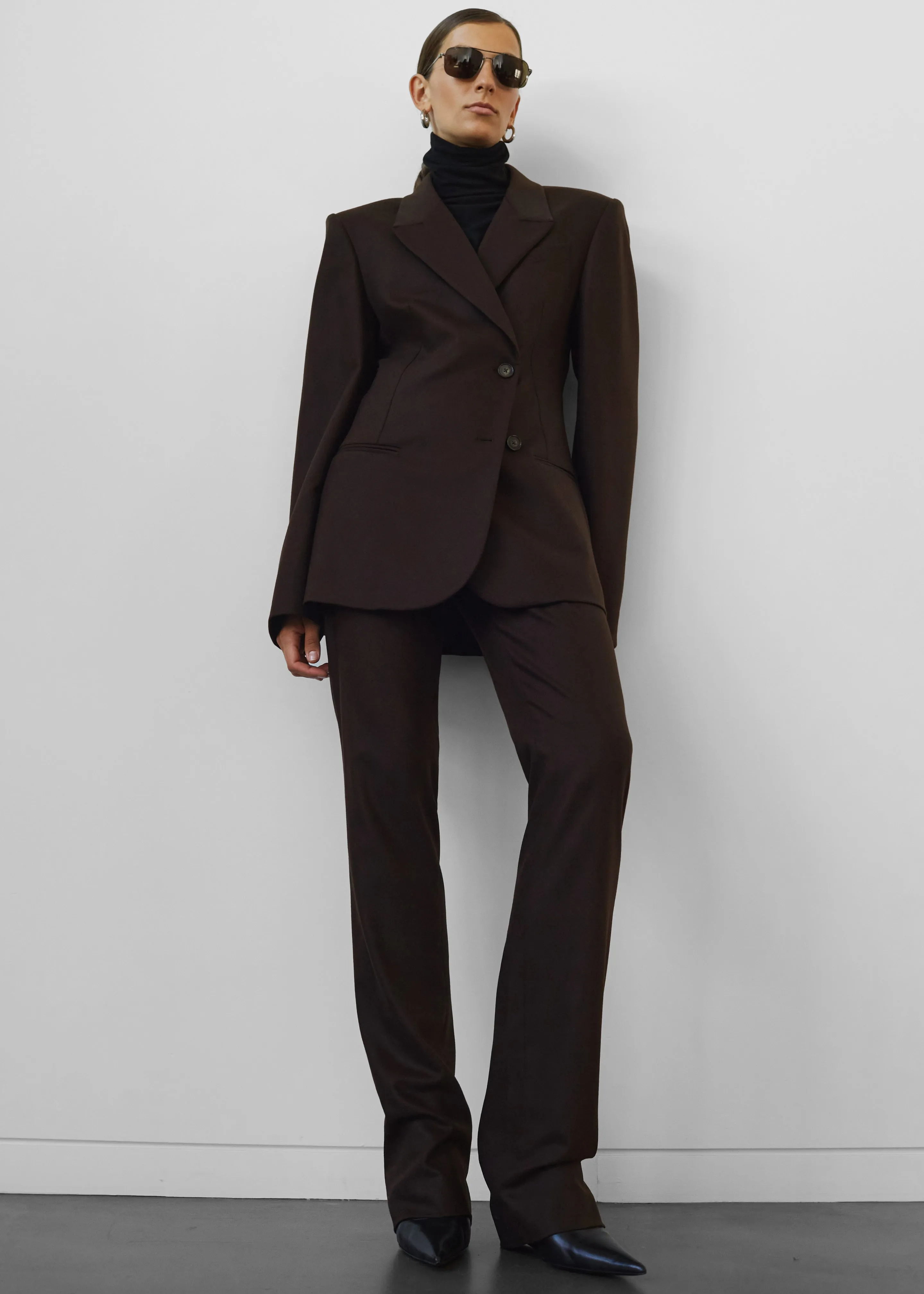 Morrison Long Trousers - Brown sold by Frankie Shop product image thumbnail 4