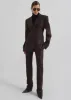 Morrison Crossover Blazer - Brown sold by Frankie Shop