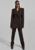 Morrison Crossover Blazer - Brown sold by Frankie Shop