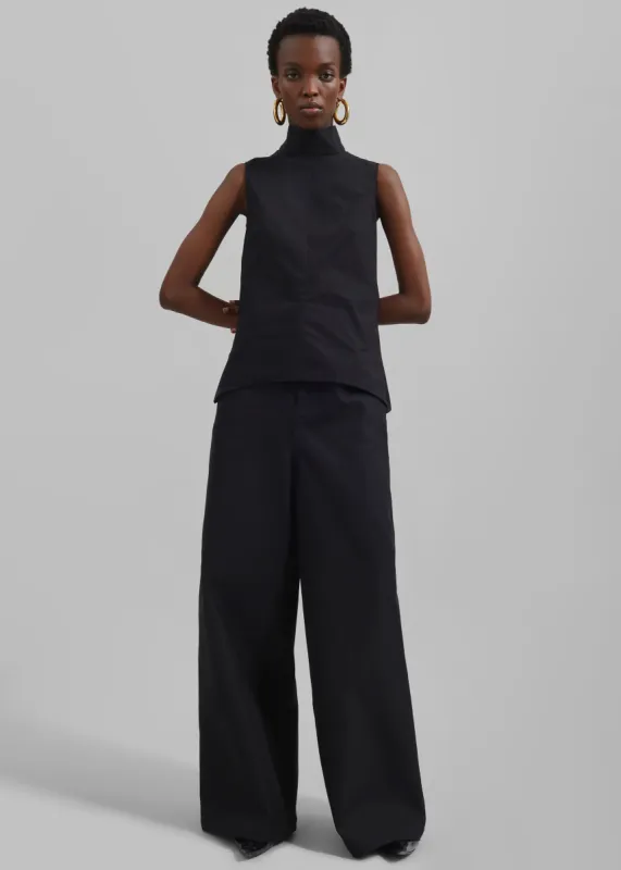 Remain Sleeveless Top - Black sold by Frankie Shop