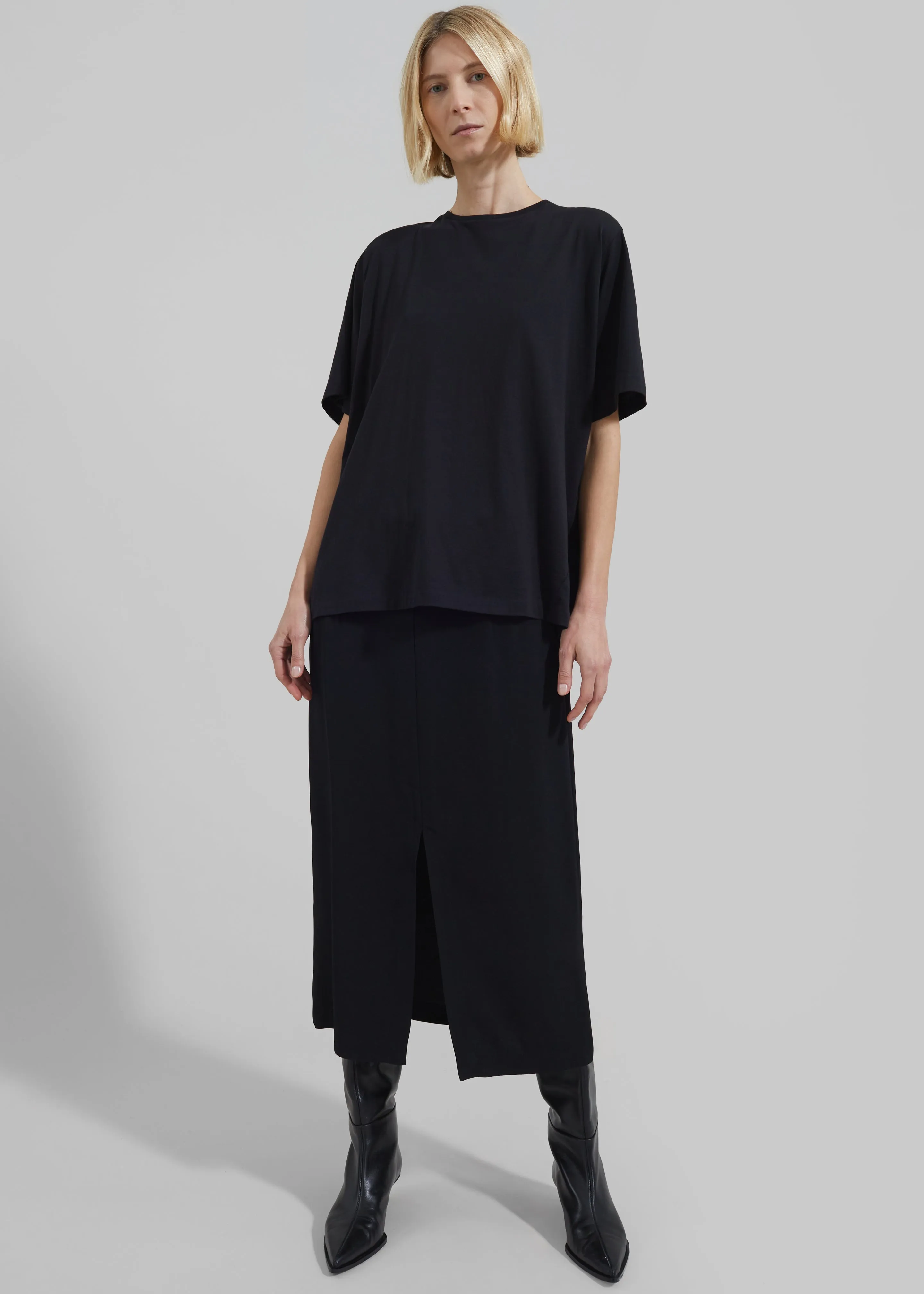 Harper Soft Organic T-Shirt - Black sold by Frankie Shop product image thumbnail 2