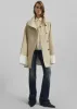 Alberta Short Trench - Beige sold by Frankie Shop