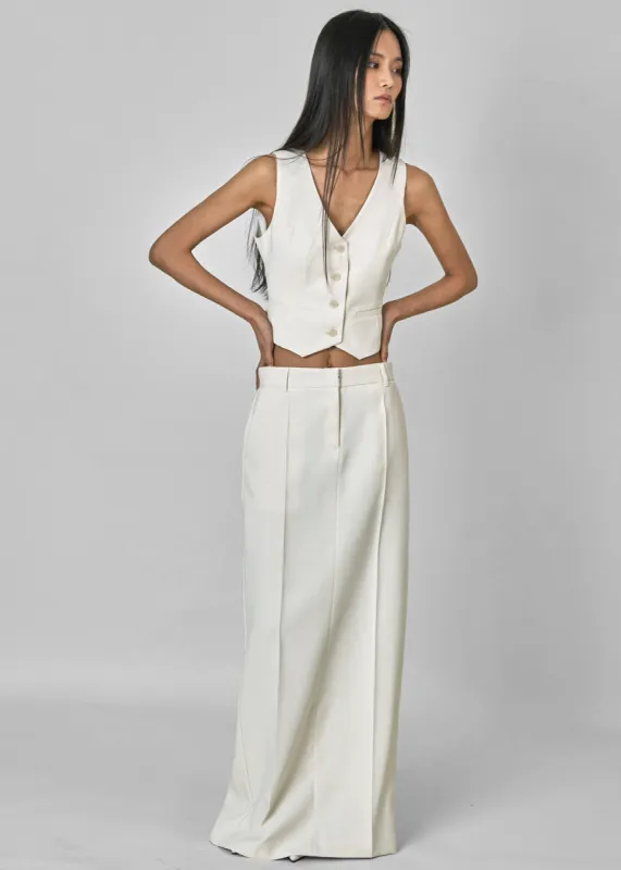 Indio Maxi Skirt - Off White sold by Frankie Shop