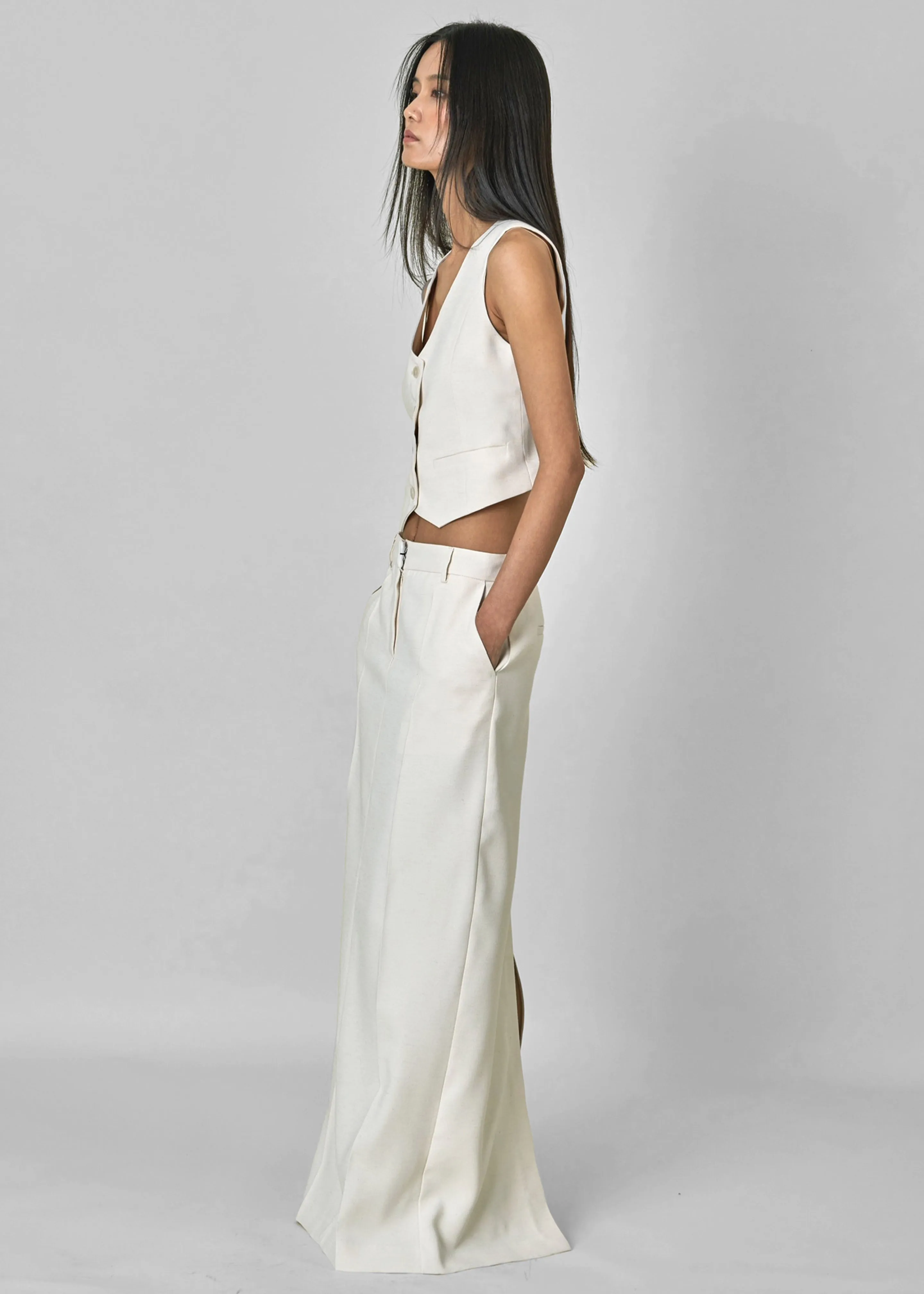 Indio Maxi Skirt - Off White sold by Frankie Shop product image thumbnail 2