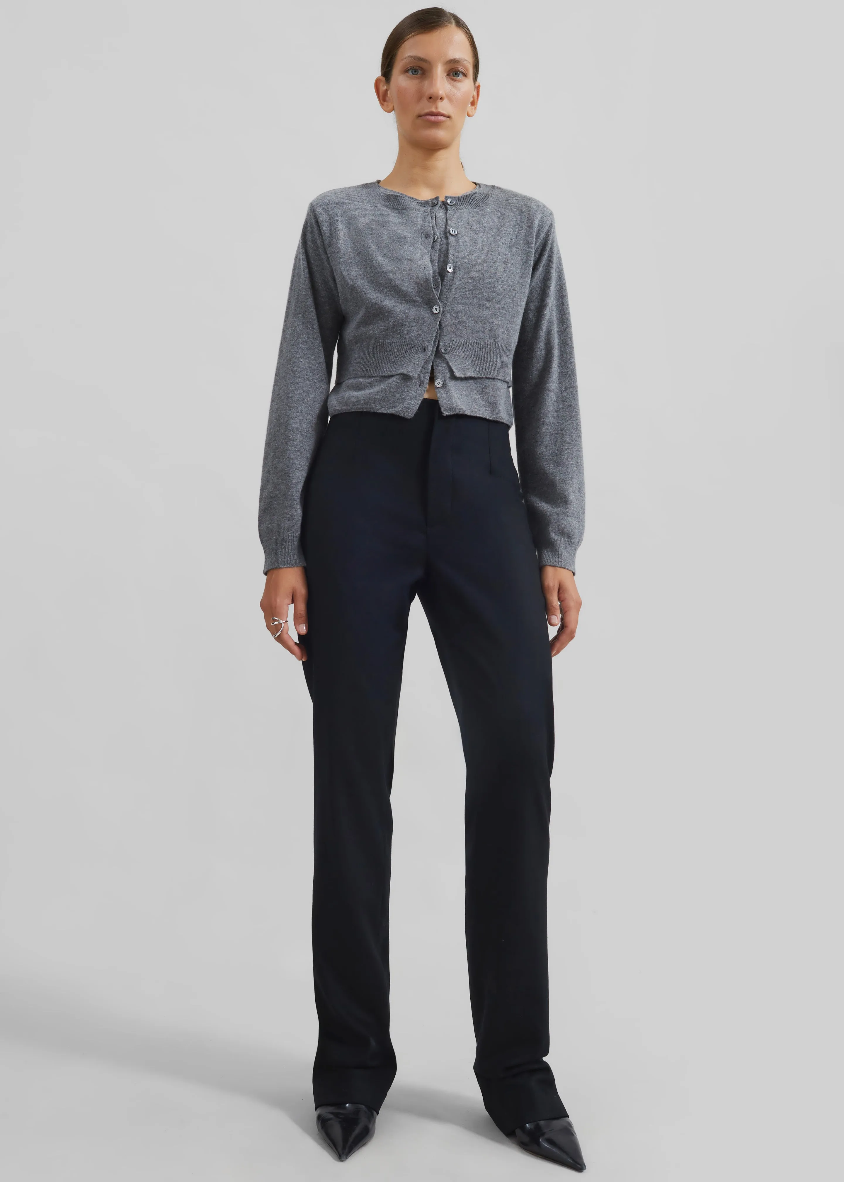 Simi Layered Cardigan - Grey sold by Frankie Shop product image thumbnail 4