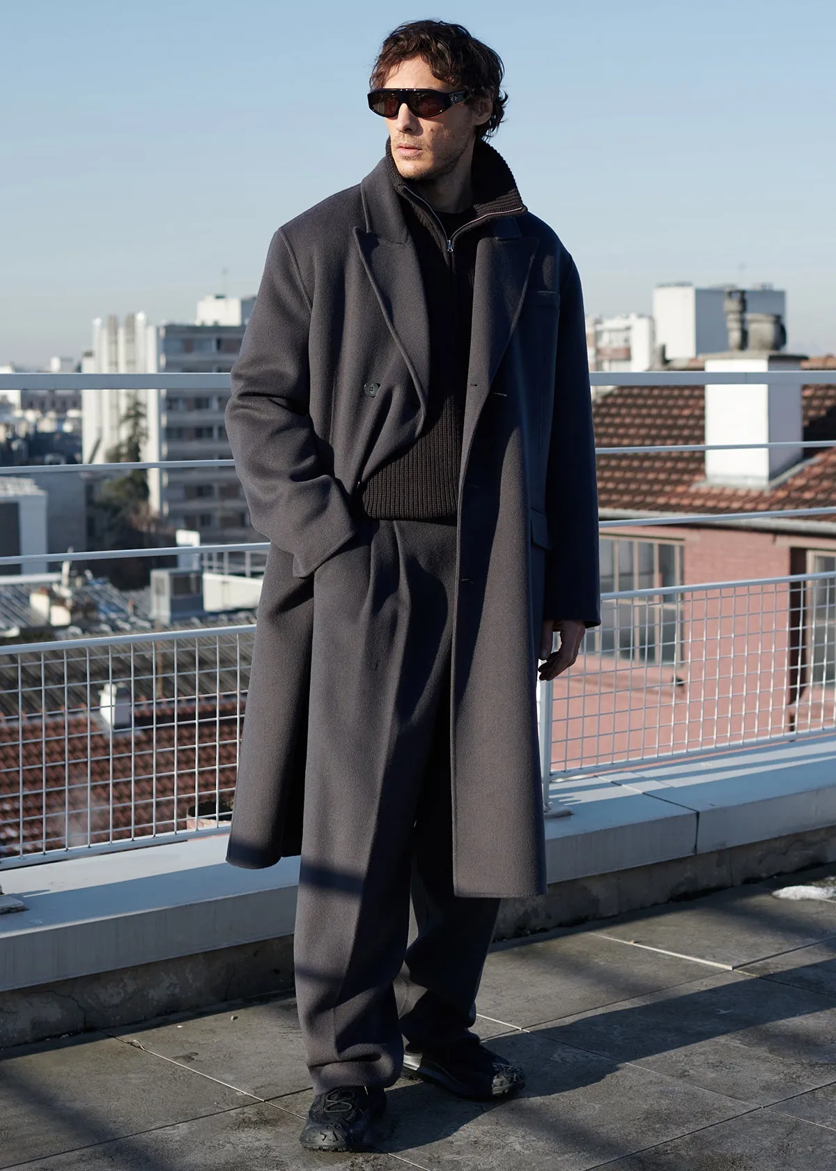 Paxton Wool Coat - Dark Grey sold by Frankie Shop product image thumbnail 2