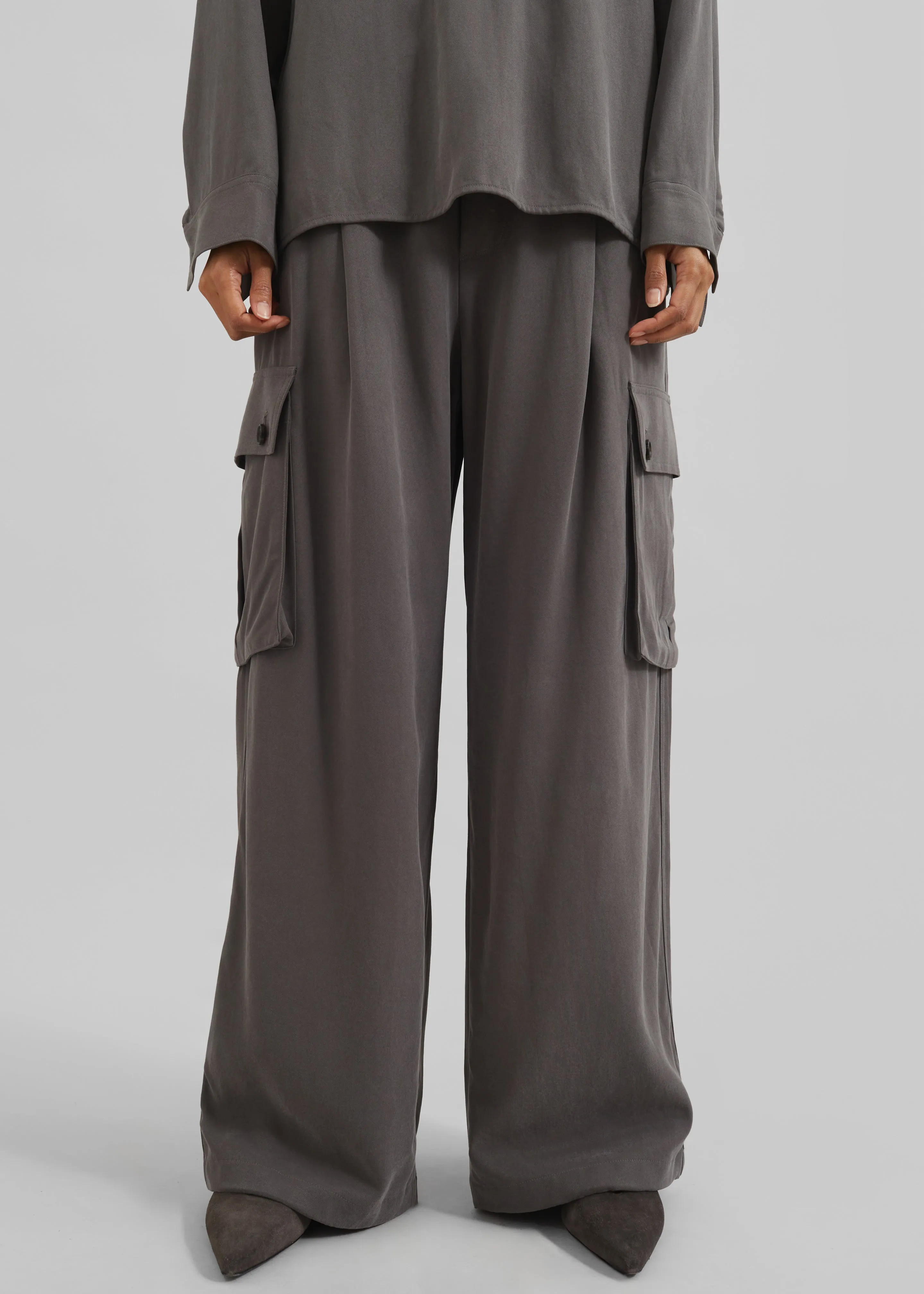 Nyro Cargo Pants - Charcoal sold by Frankie Shop product image thumbnail 3