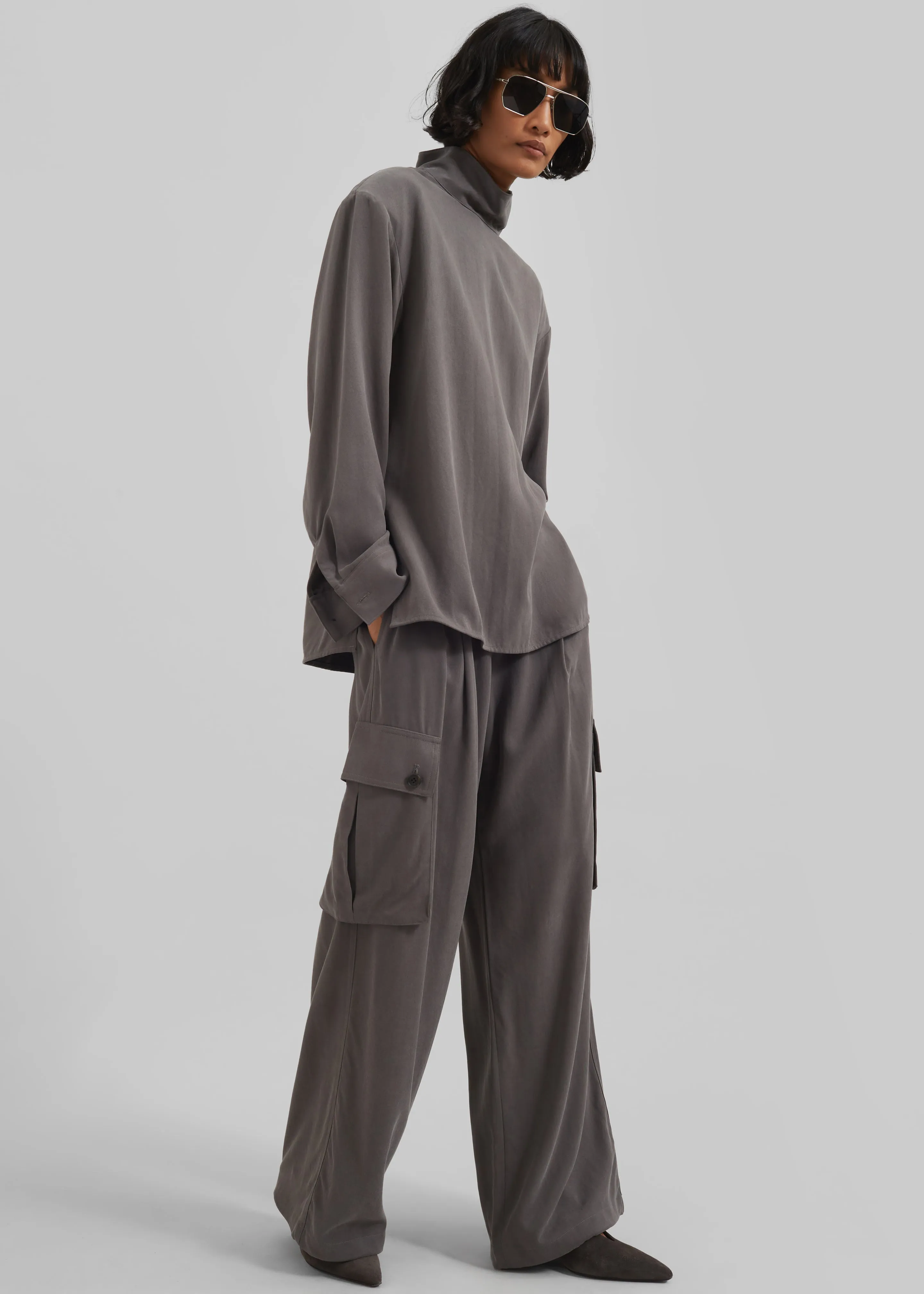 Nyro Cargo Pants - Charcoal sold by Frankie Shop product image thumbnail 4