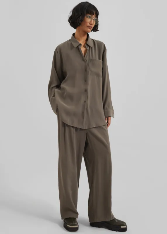 Meilen Shirt - Olive sold by Frankie Shop