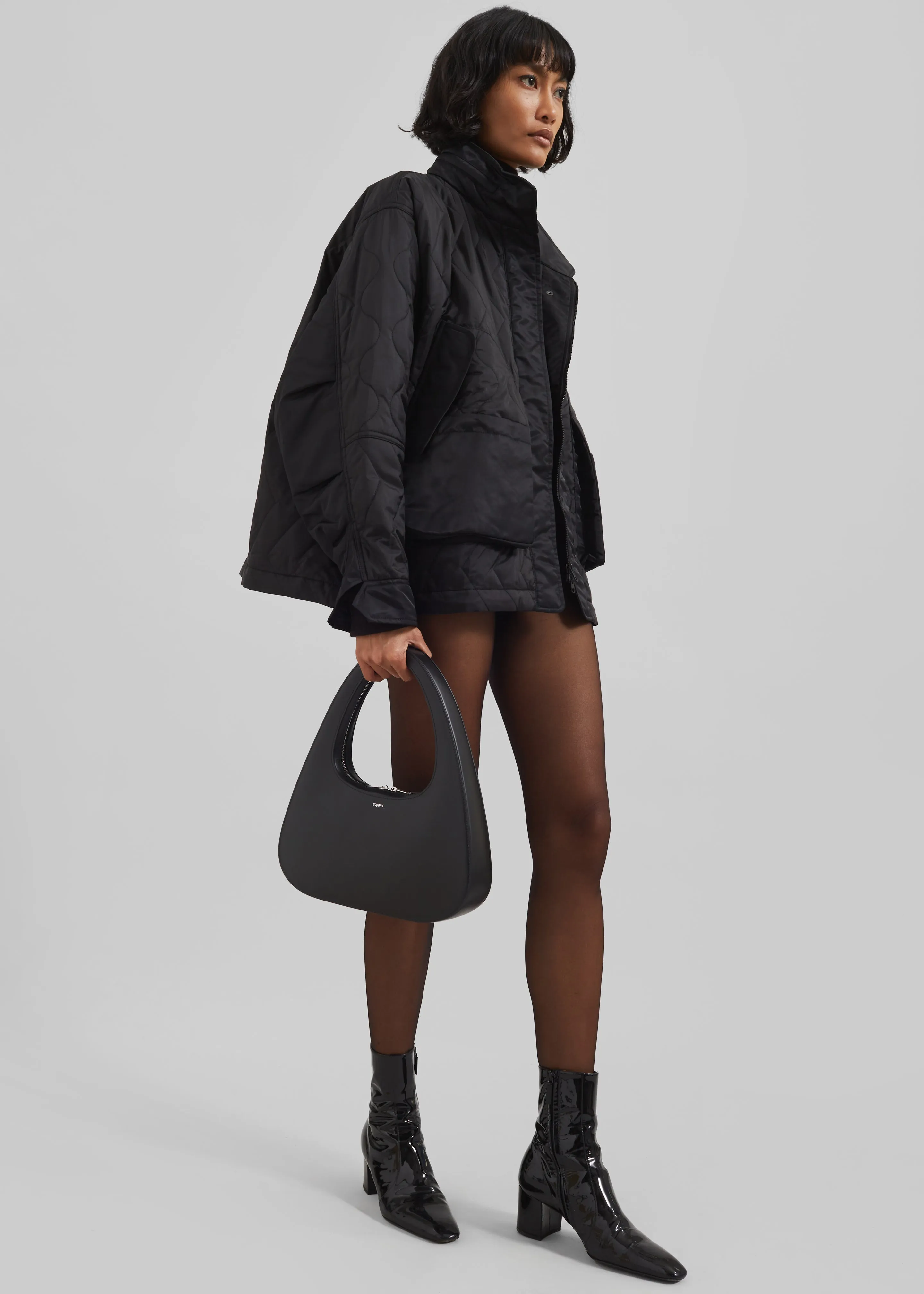 Coperni Large Baguette Swipe Bag - Black sold by Frankie Shop product image thumbnail 4