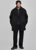 Cooper Wool Peacoat - Black sold by Frankie Shop