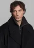 Cooper Wool Peacoat - Black sold by Frankie Shop