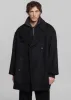 Cooper Wool Peacoat - Black sold by Frankie Shop