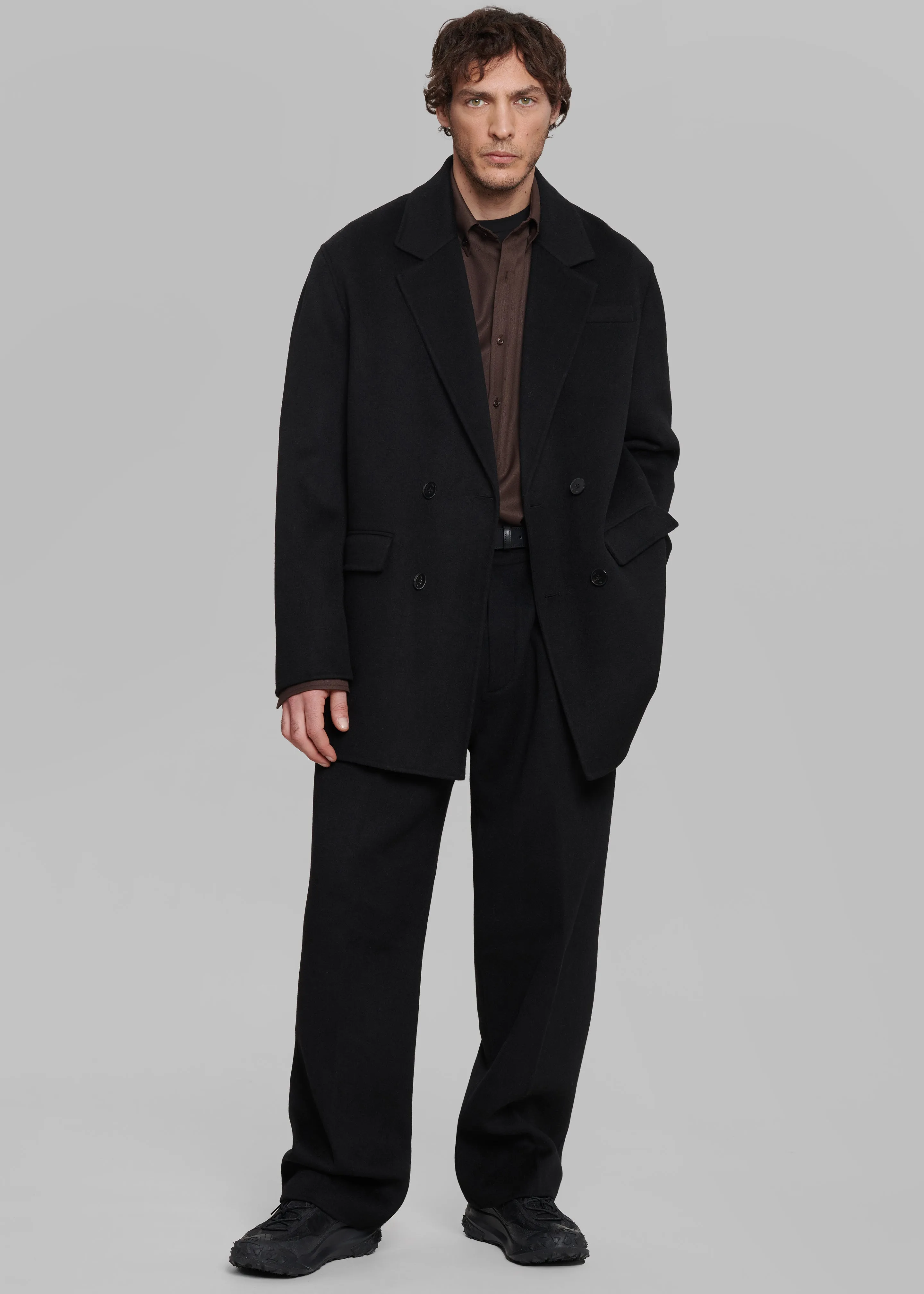 Beo Wool Suit Pants - Black sold by Frankie Shop