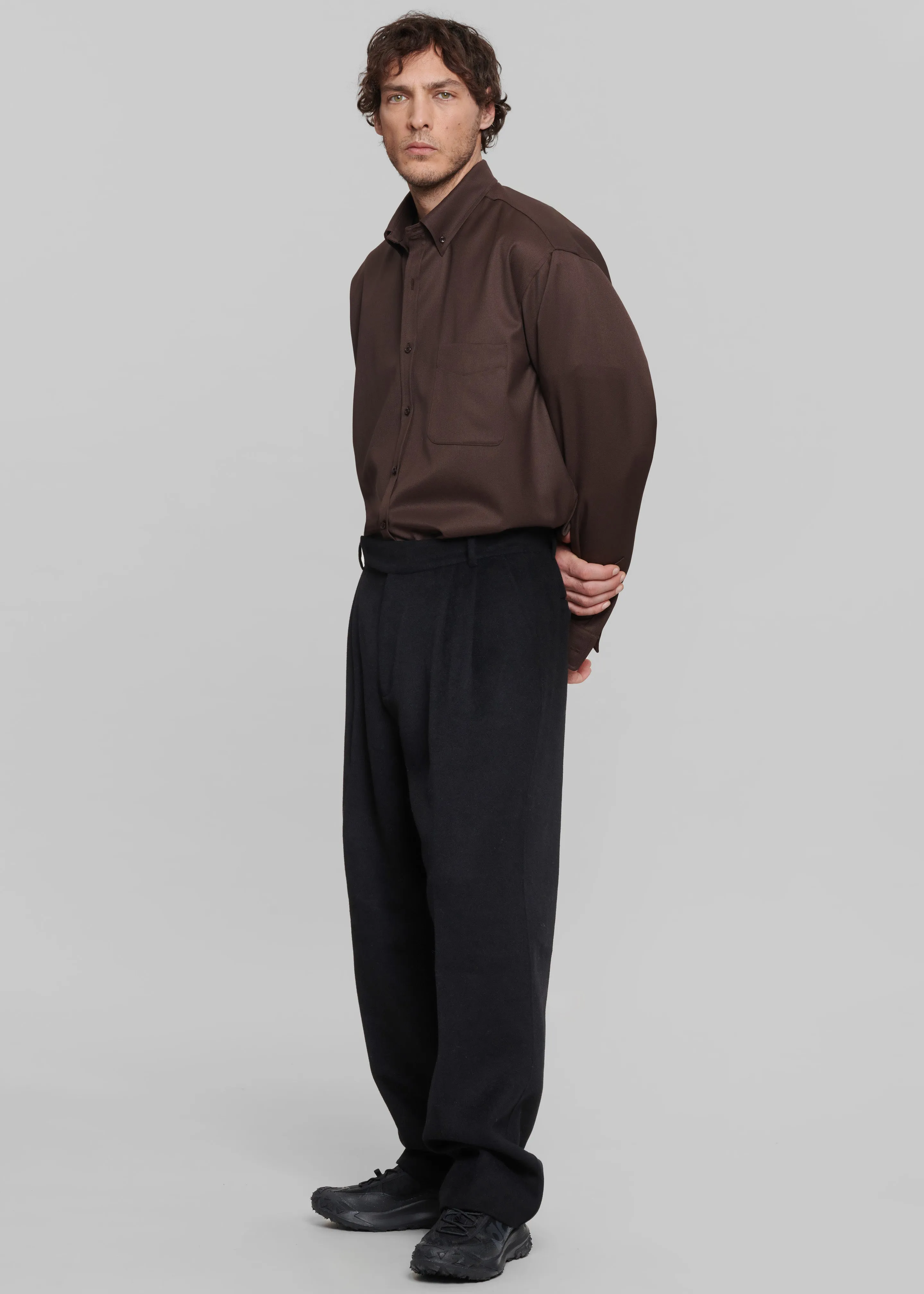 Beo Wool Suit Pants - Black sold by Frankie Shop product image thumbnail 4