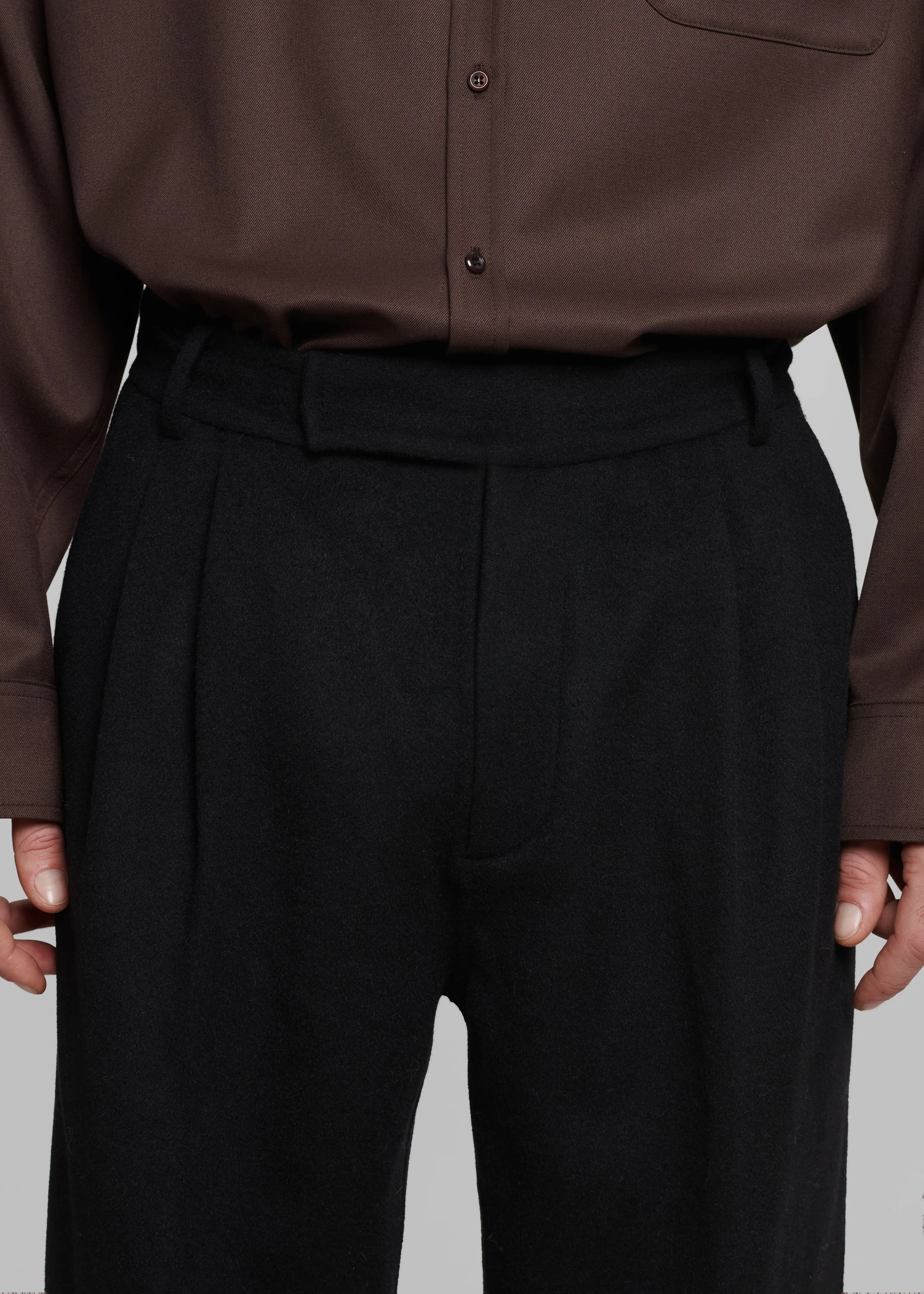 Beo Wool Suit Pants - Black sold by Frankie Shop product image thumbnail 3