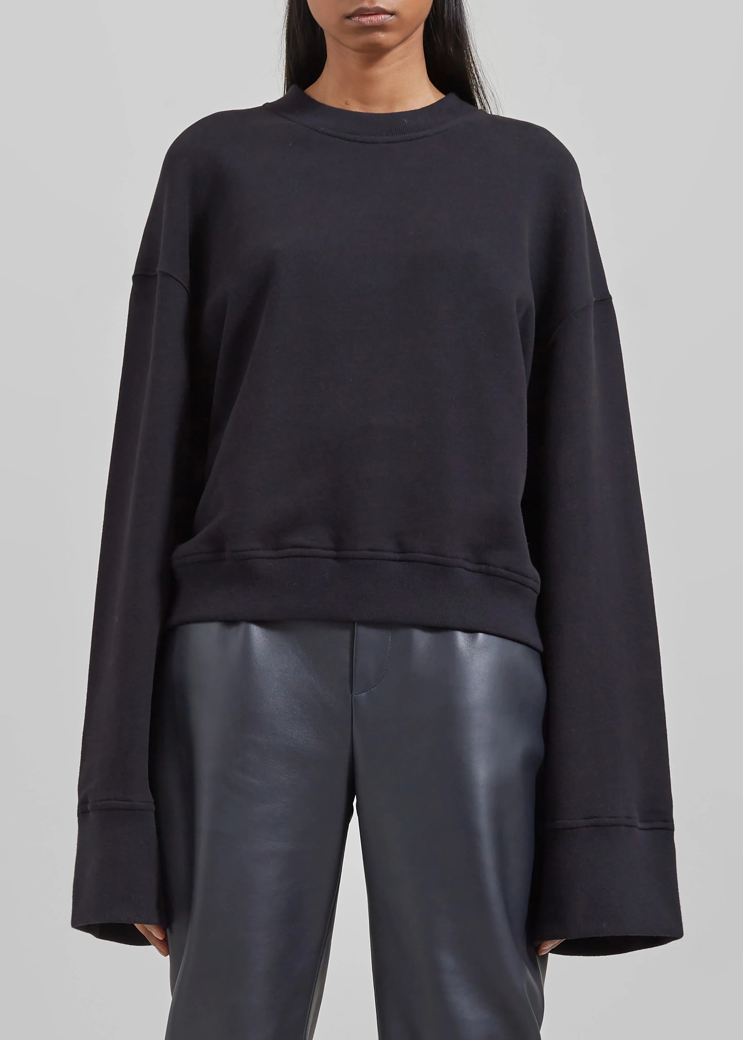 Talia Sweatshirt - Black sold by Frankie Shop product image thumbnail 3