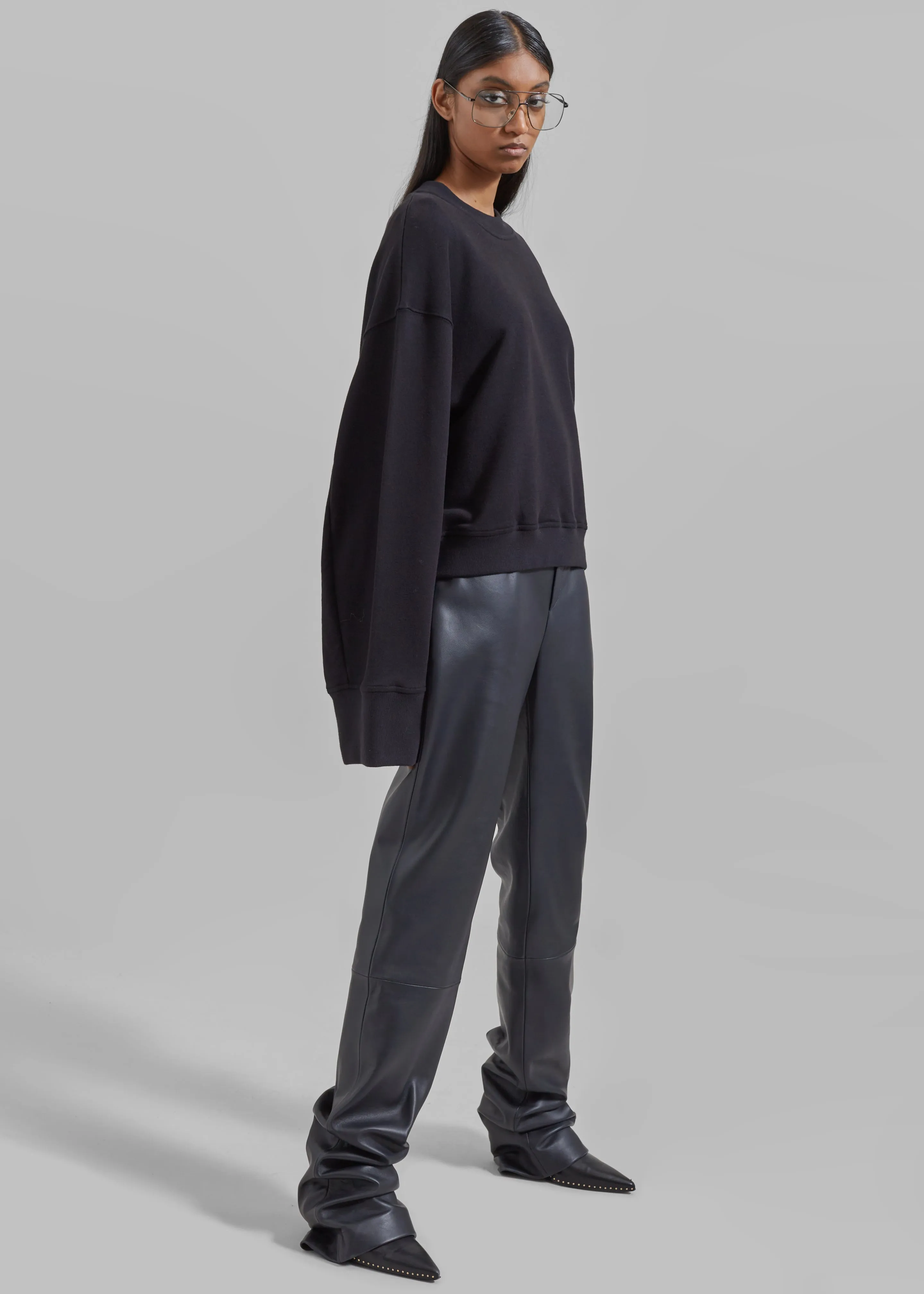 Talia Sweatshirt - Black sold by Frankie Shop product image thumbnail 4