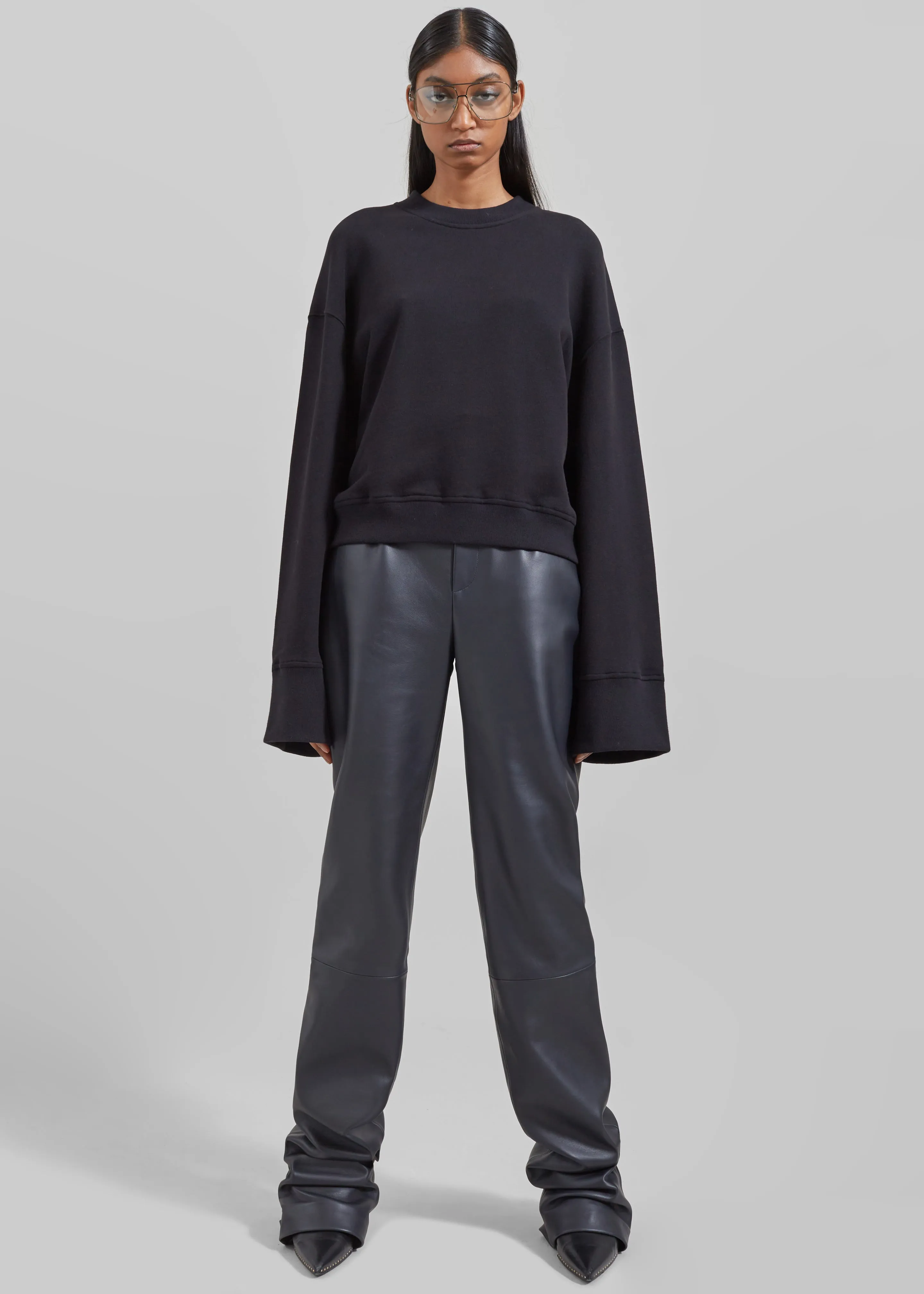 Talia Sweatshirt - Black sold by Frankie Shop product image thumbnail 2