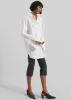 Helen Organic Cotton Long Shirt - White sold by Frankie Shop