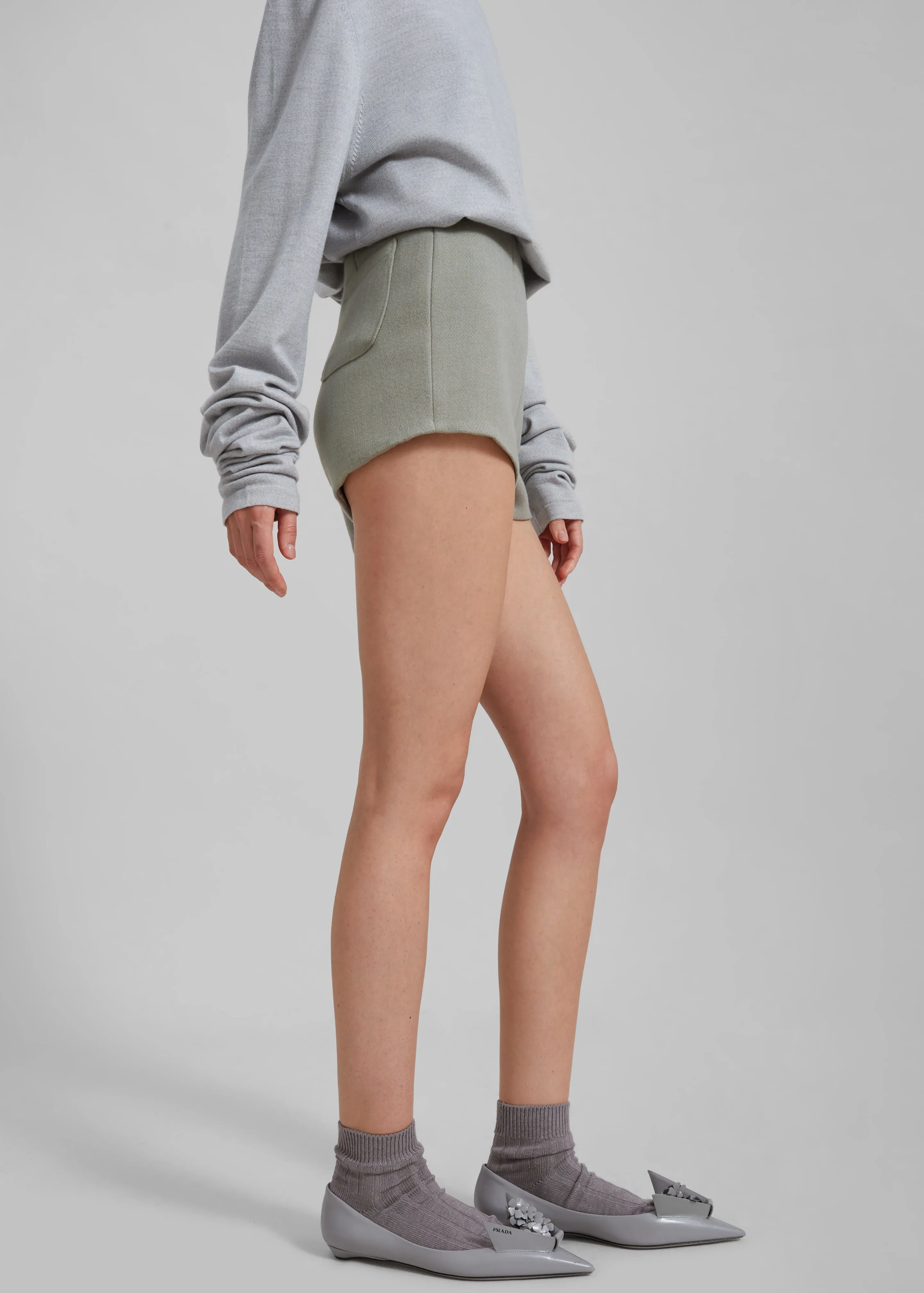 Mira Hot Pants - Sage sold by Frankie Shop product image thumbnail 5