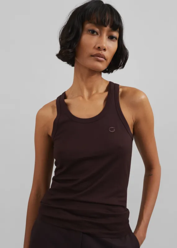 Coperni Lightweight Logo Tank Top - Brown sold by Frankie Shop